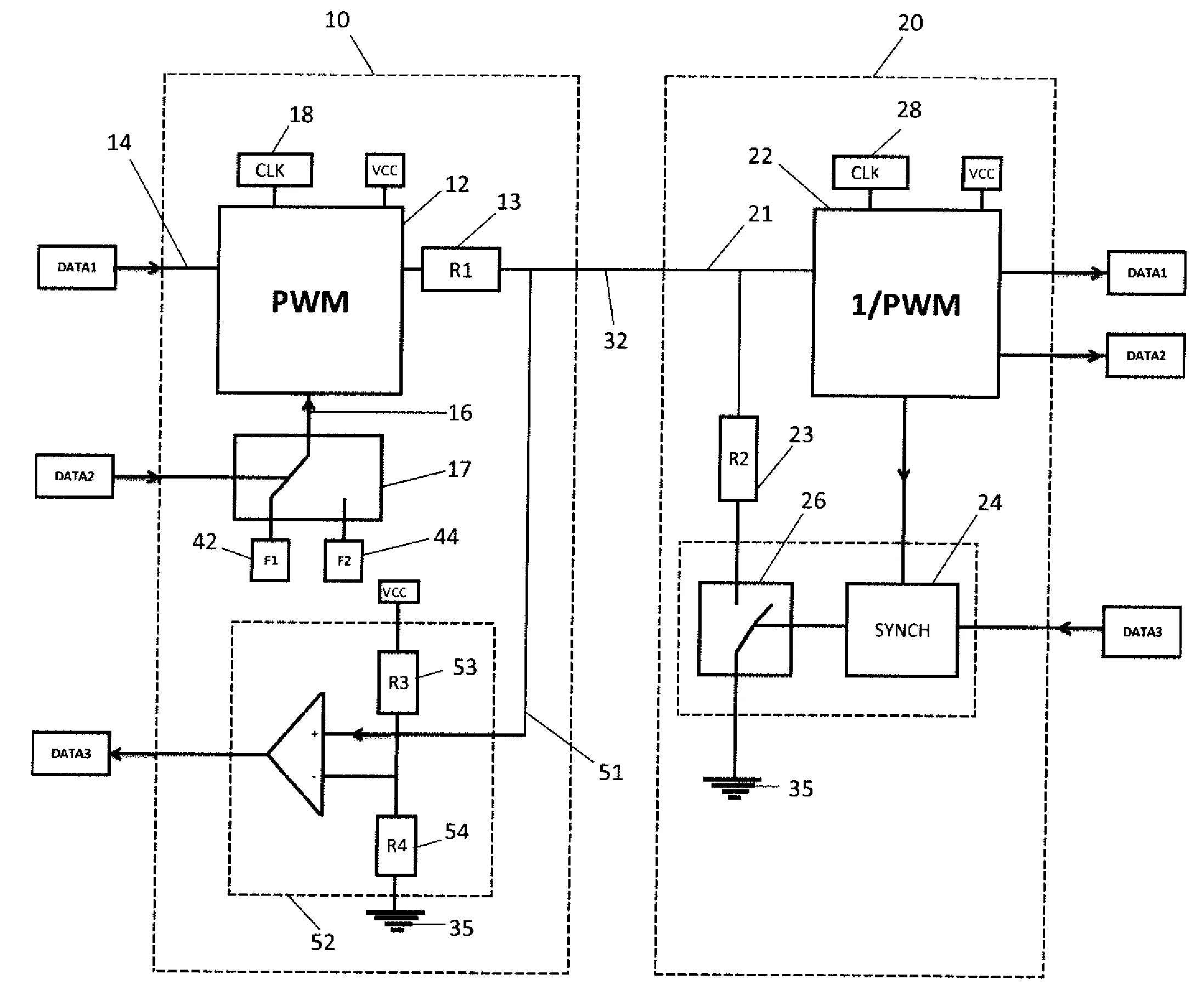 Systeme et procede de communication bidirectionnelle et simultanee.