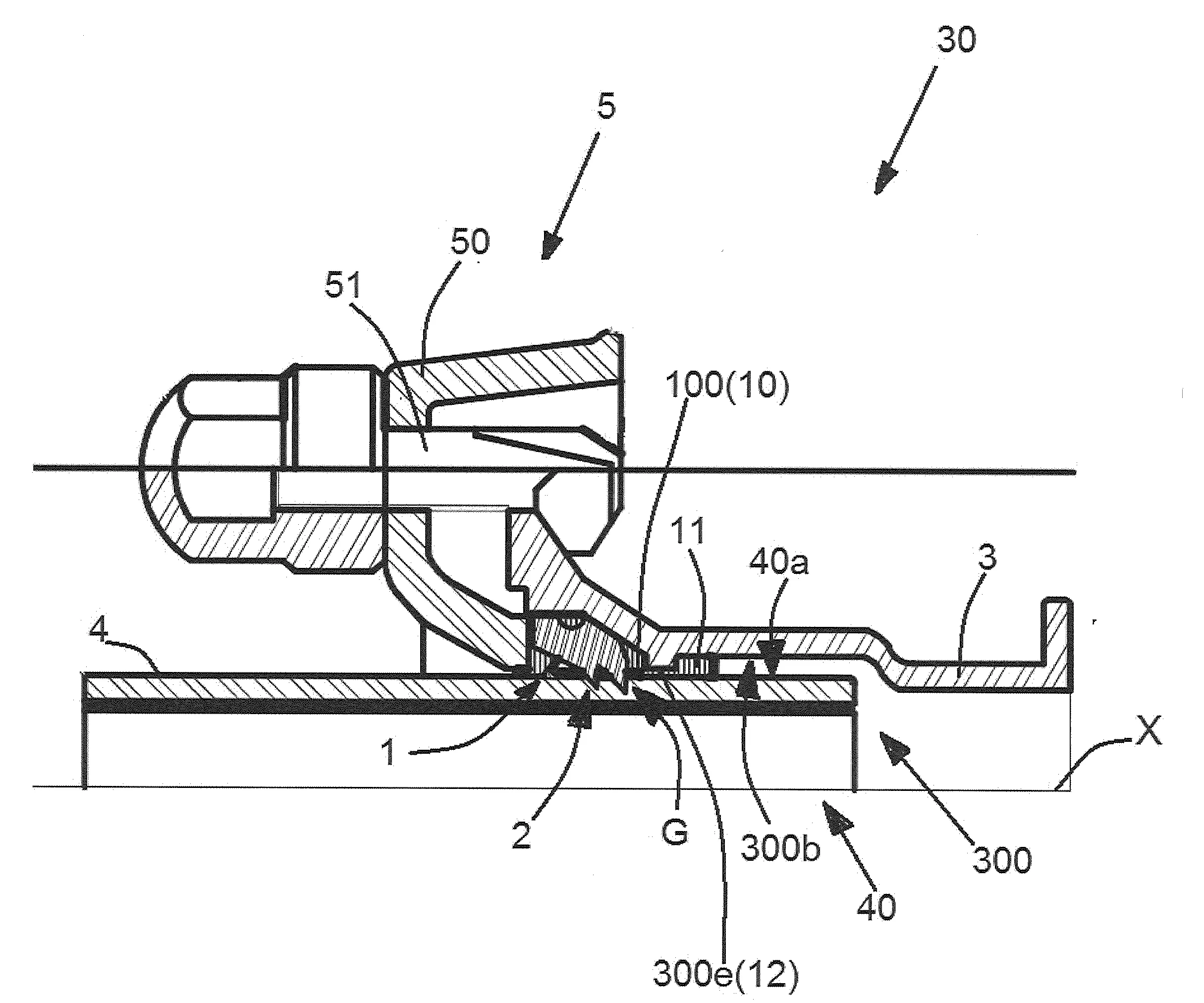 Garniture de joint a verrouillage mecanique comportant deux zones d'etancheite et sa mise en oeuvre pour realiser une jonction tubulaire flexible verrouillee