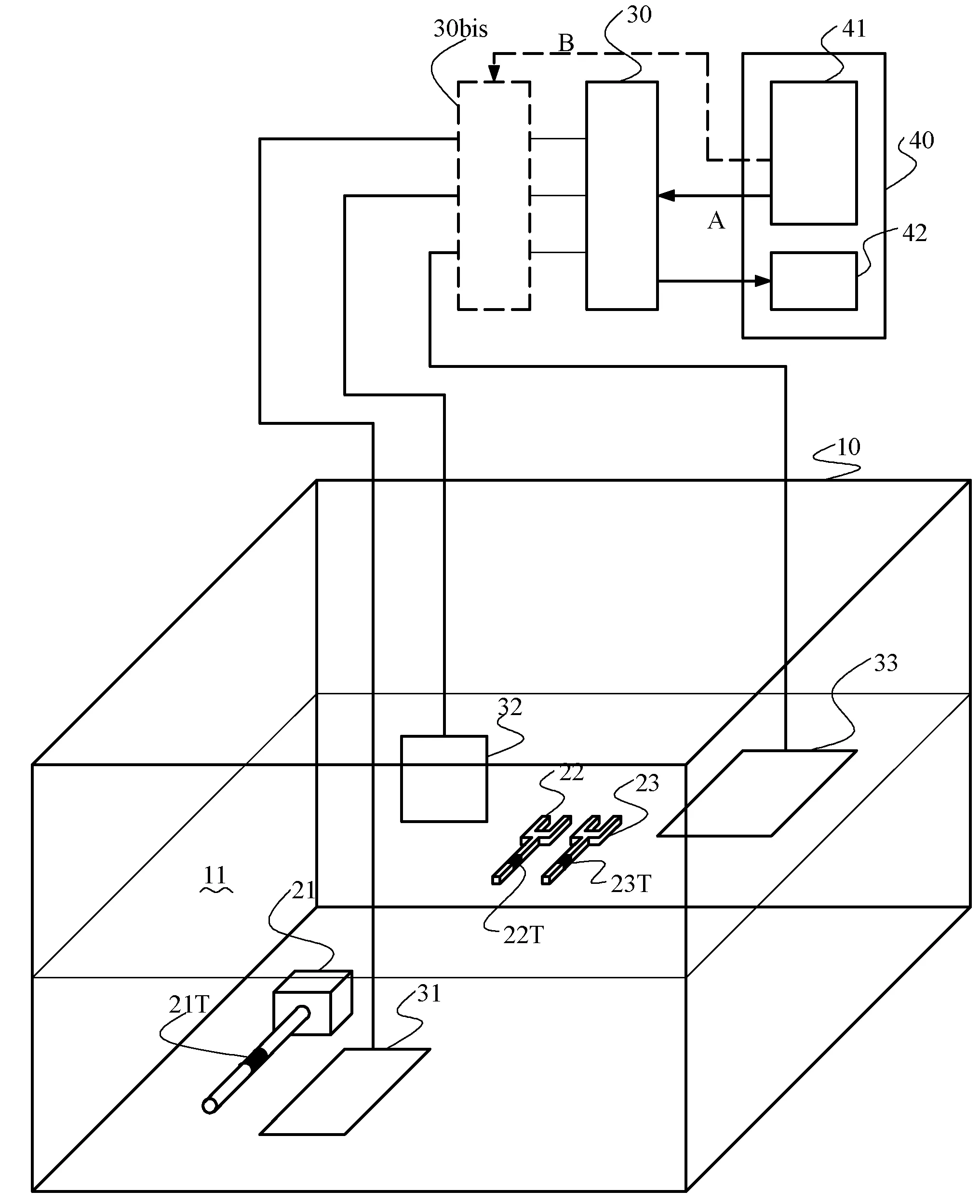 Systeme d'inventaire d'objets contenus dans un espace limite par une enceinte ainsi qu'un procede d'inventaire mis en œuvre par un tel systeme d'inventaire