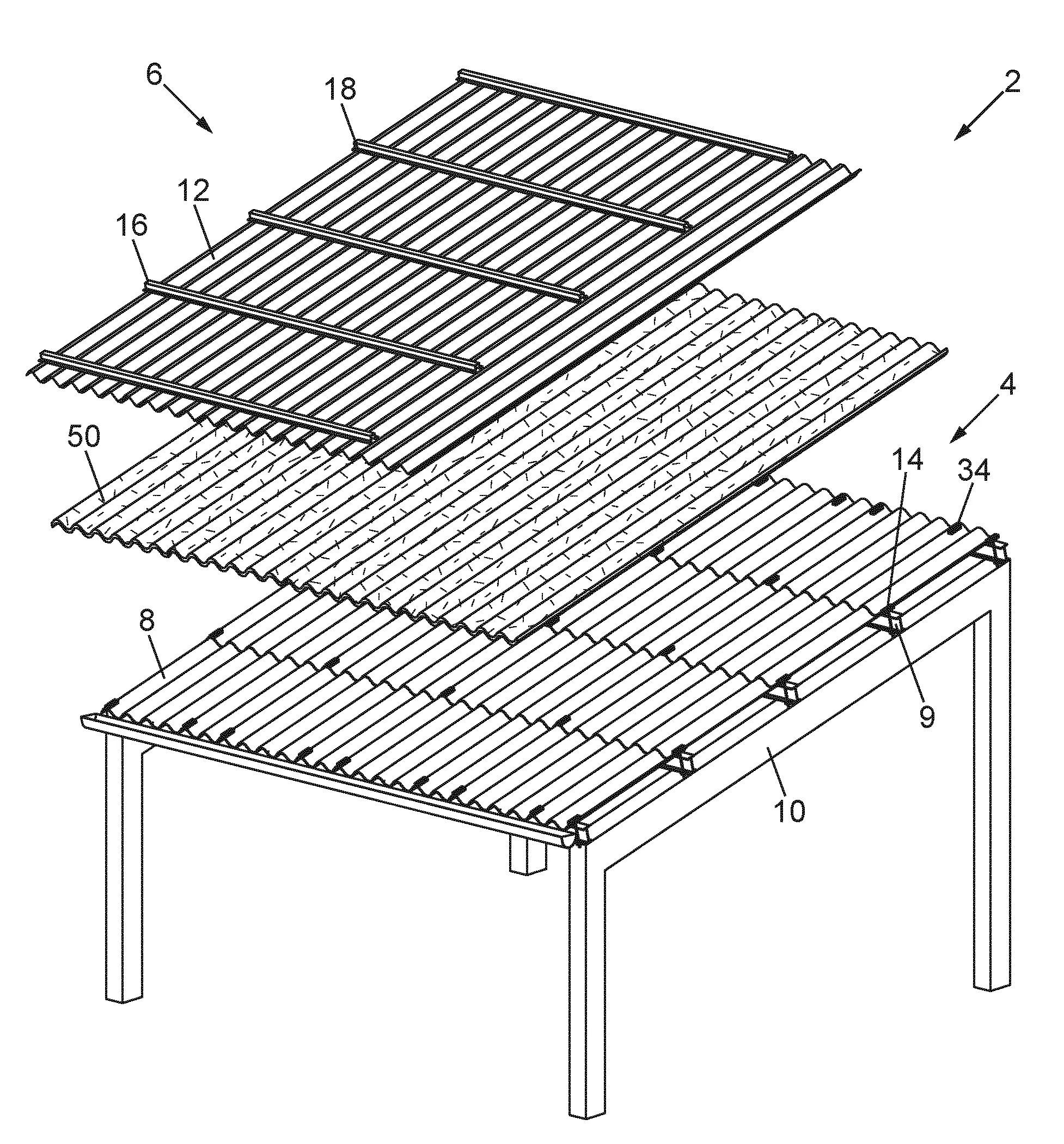 Dispositif pour le recouvrement d'une toiture ou d'un bardage et procede pour la mise en oeuvre de ce dispositif
