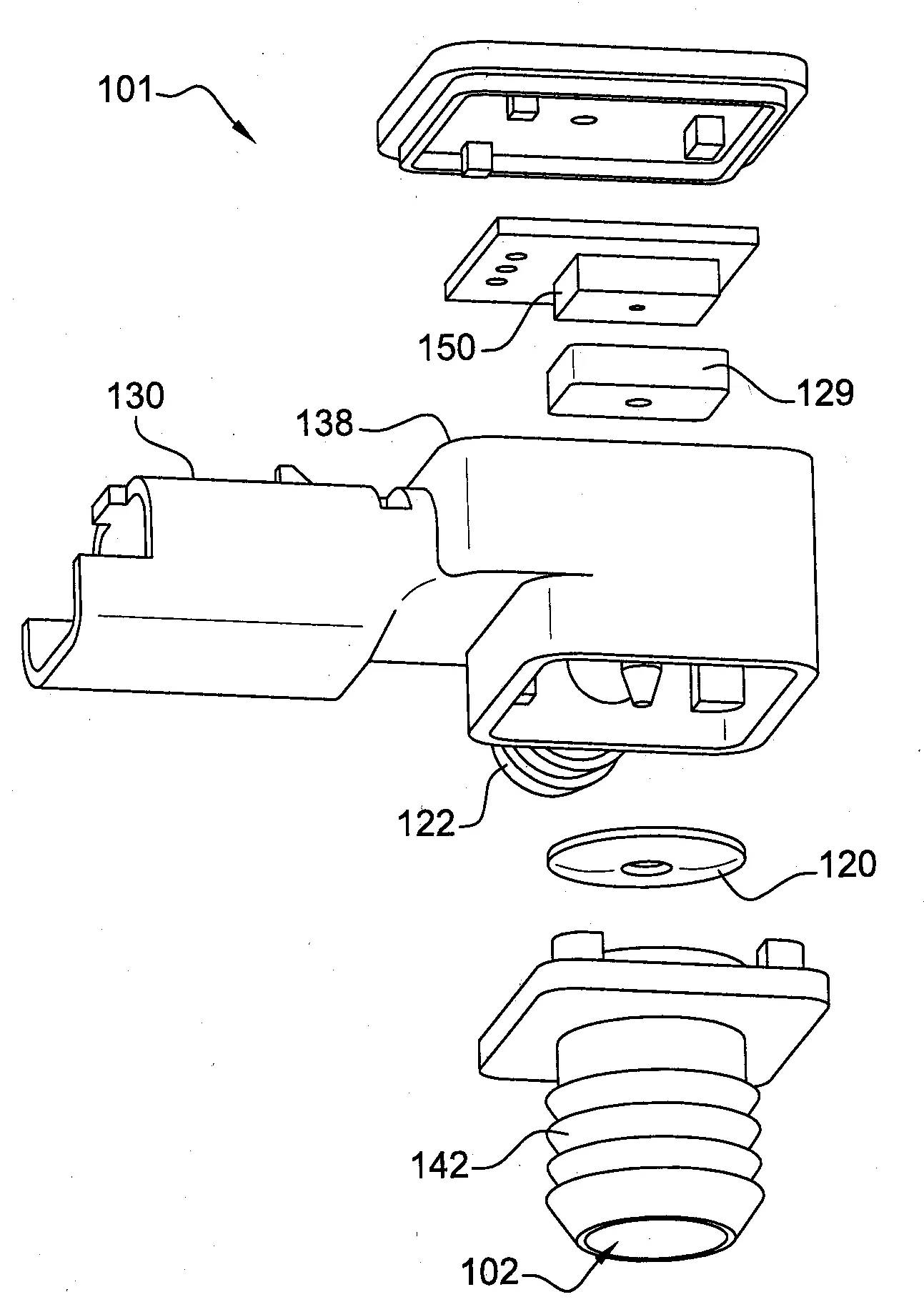 Dispositif de mesure de pression et systeme de freinage comprenant un tel dispositif de mesure de pression