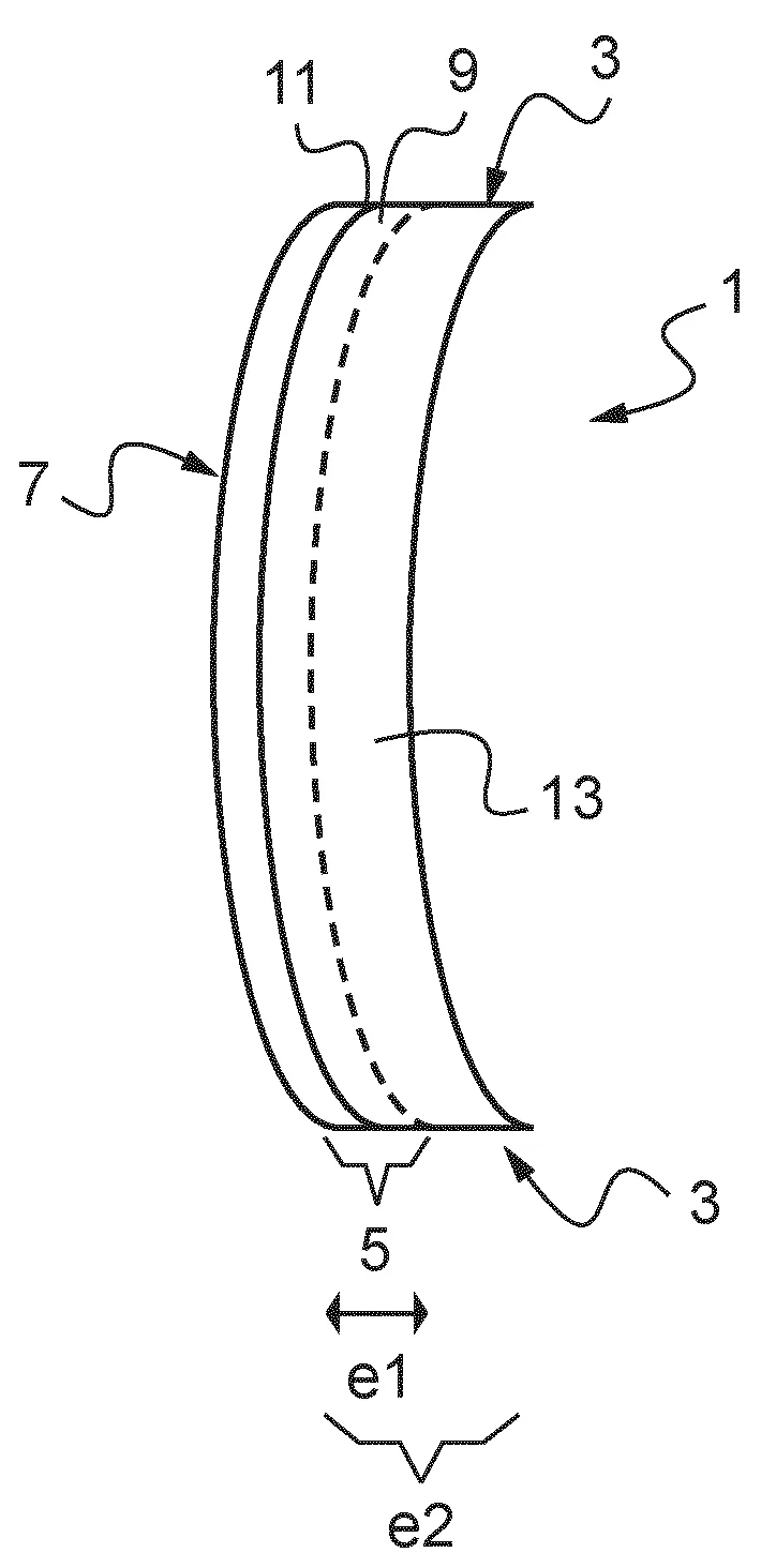 Lentille ophtalmique, notamment pour lunettes de soleil
