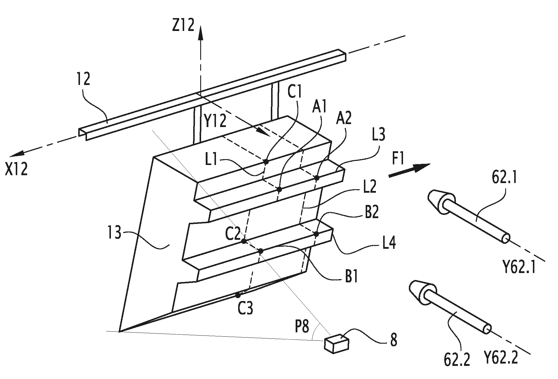 Methode d'application d'un produit de revetement sur une piece deplacee par un convoyeur et installation d'application d'un produit de revetement.