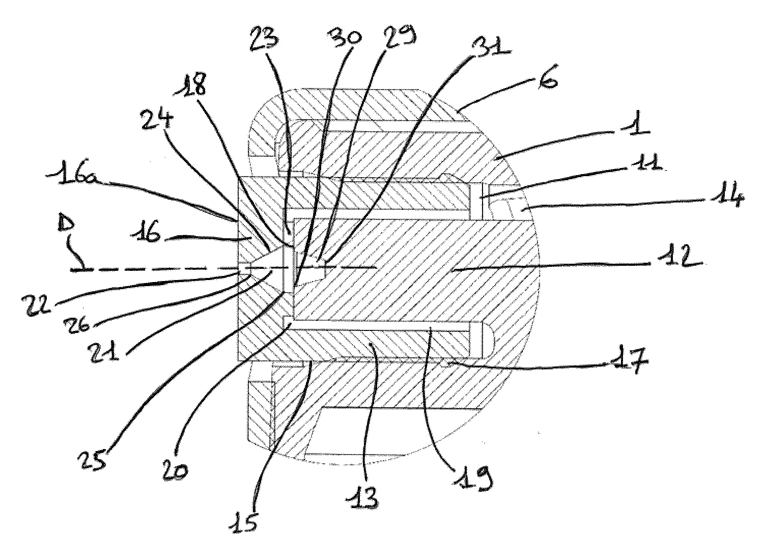 Bouton poussoir pour un systeme de distribution sous pression d'un produit