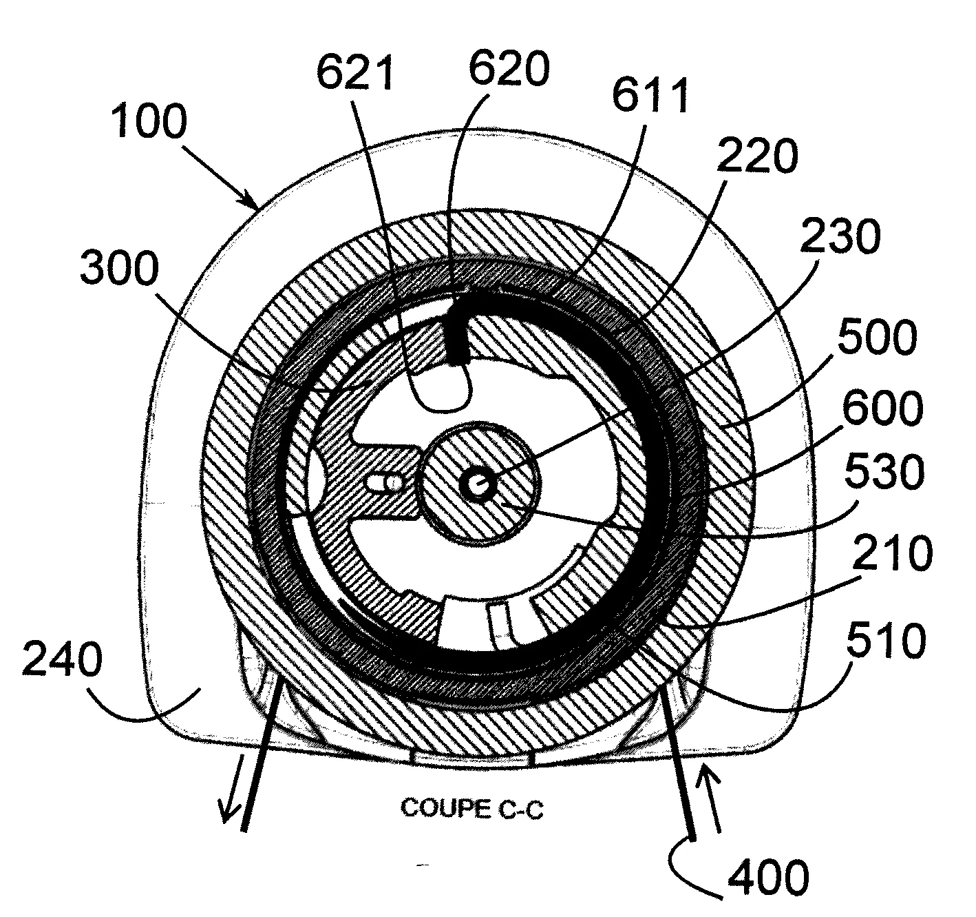 Dispositif d'enroulement et de blocage a ressort d'un lacet de serrage