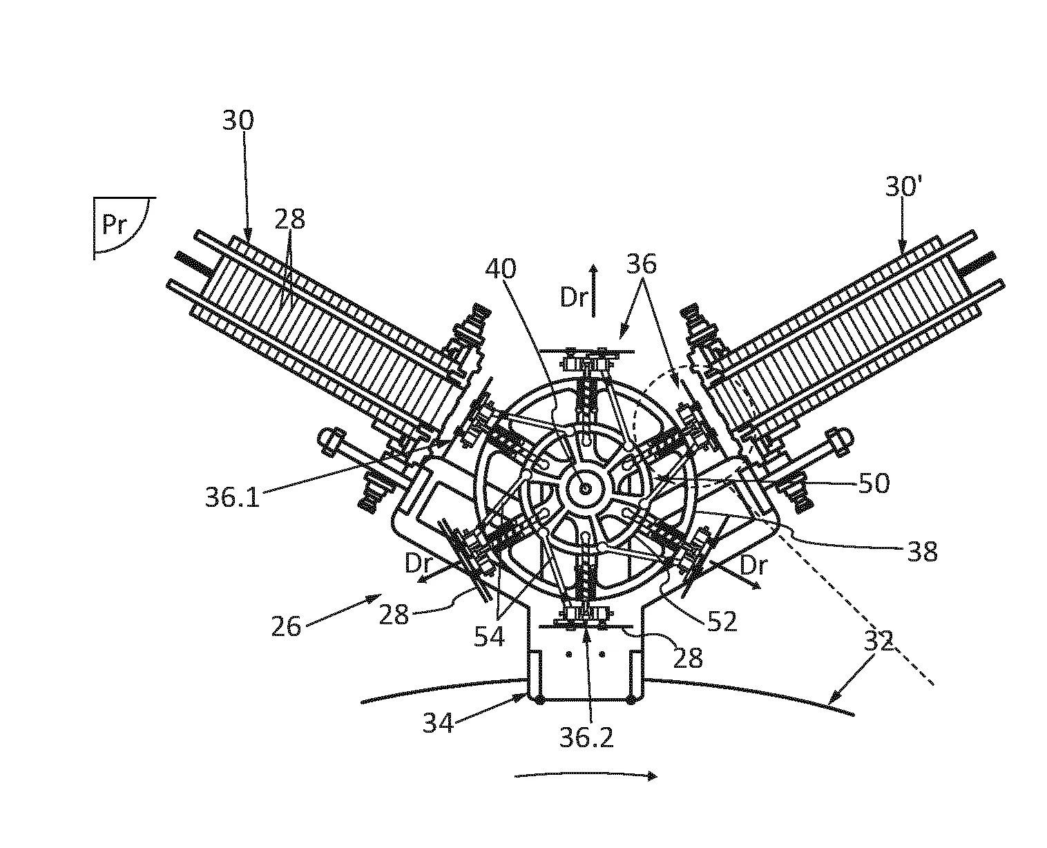 Dispositif pour manipuler des etuis et etuyeuse equipee dudit dispositif