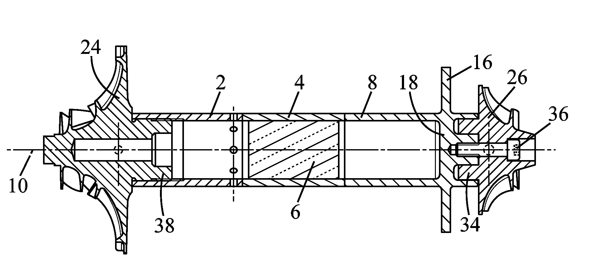 Ensemble rotor et turbomachine tournant a tres grandes vitesses comportant un tel ensemble rotor