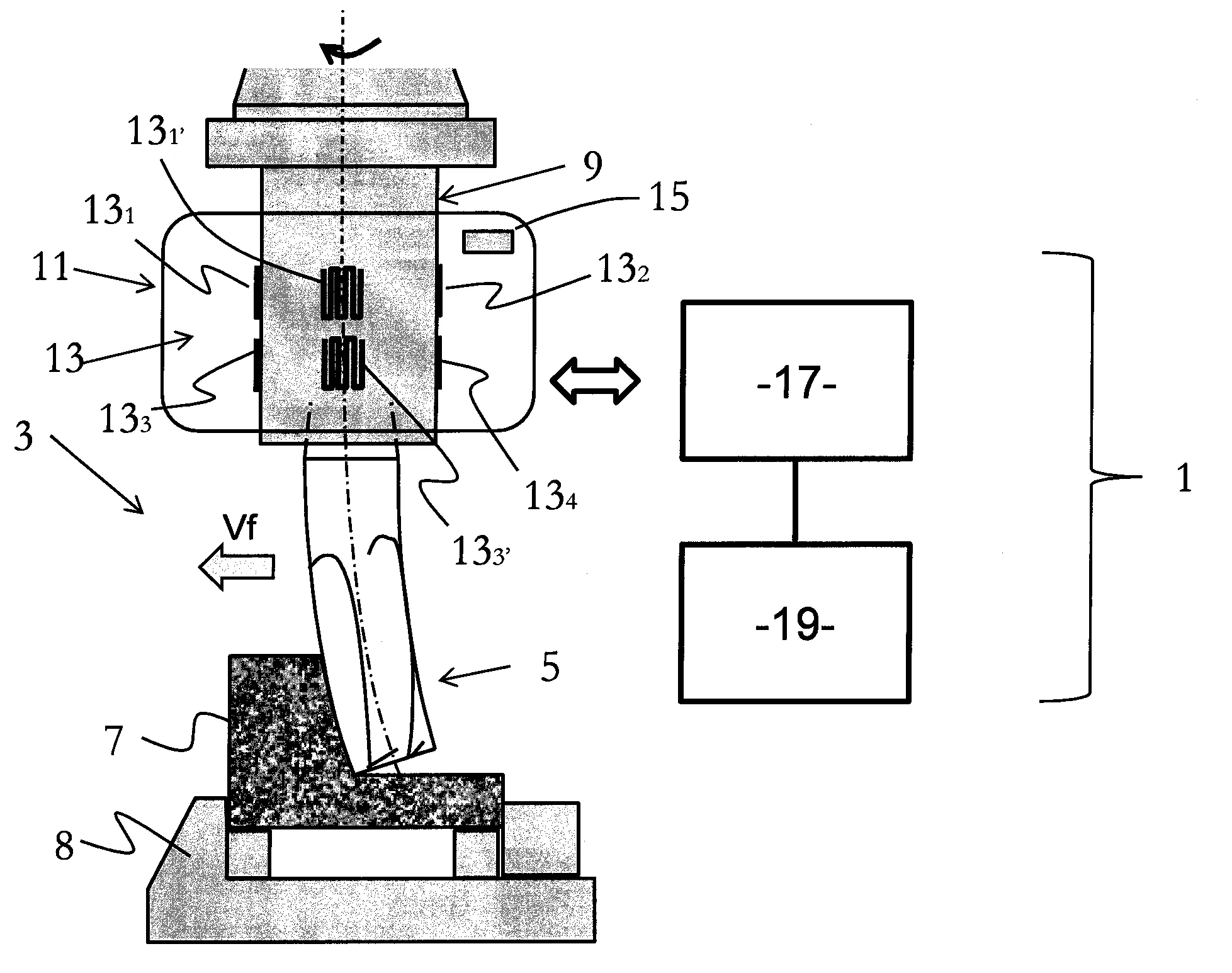 Procede de surveillance d'un procede de fraisage