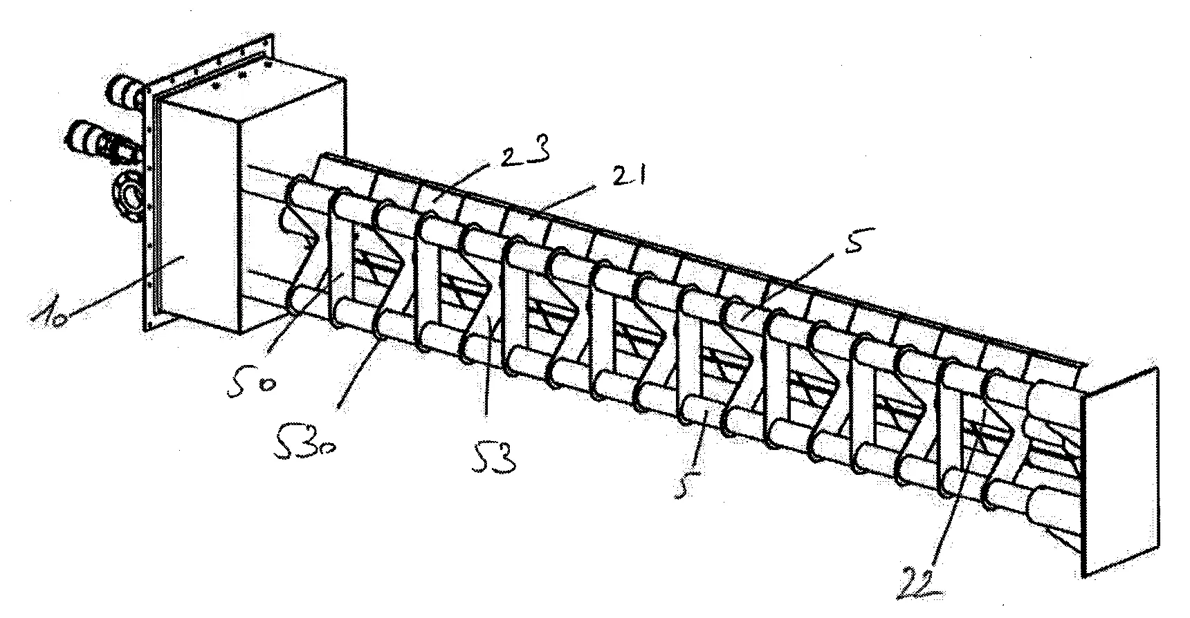 Systeme de support d'une rampe de bruleurs