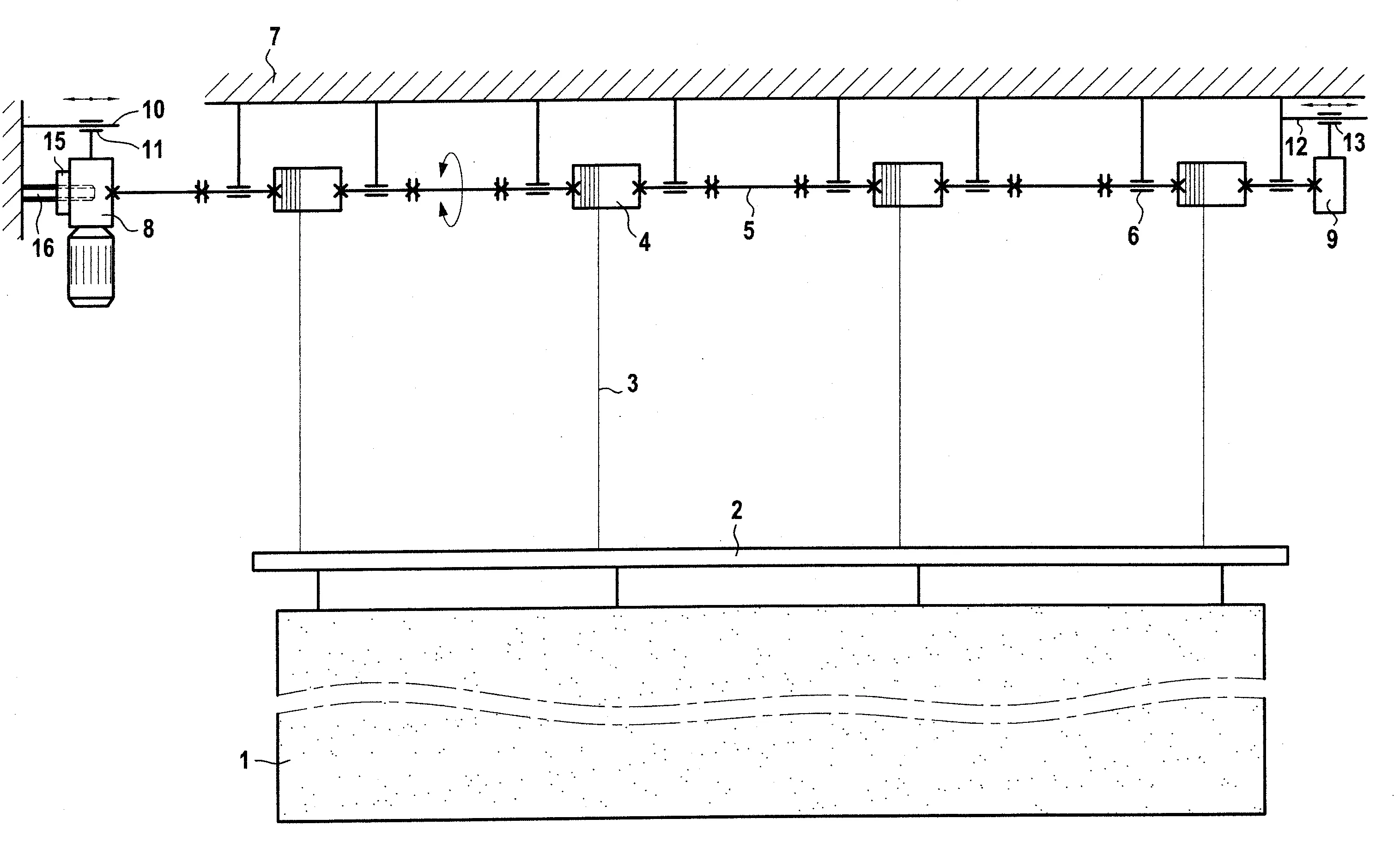 Dispositif pour commander la montee et/ou la descente d'un objet, notamment d'un decor de theatre