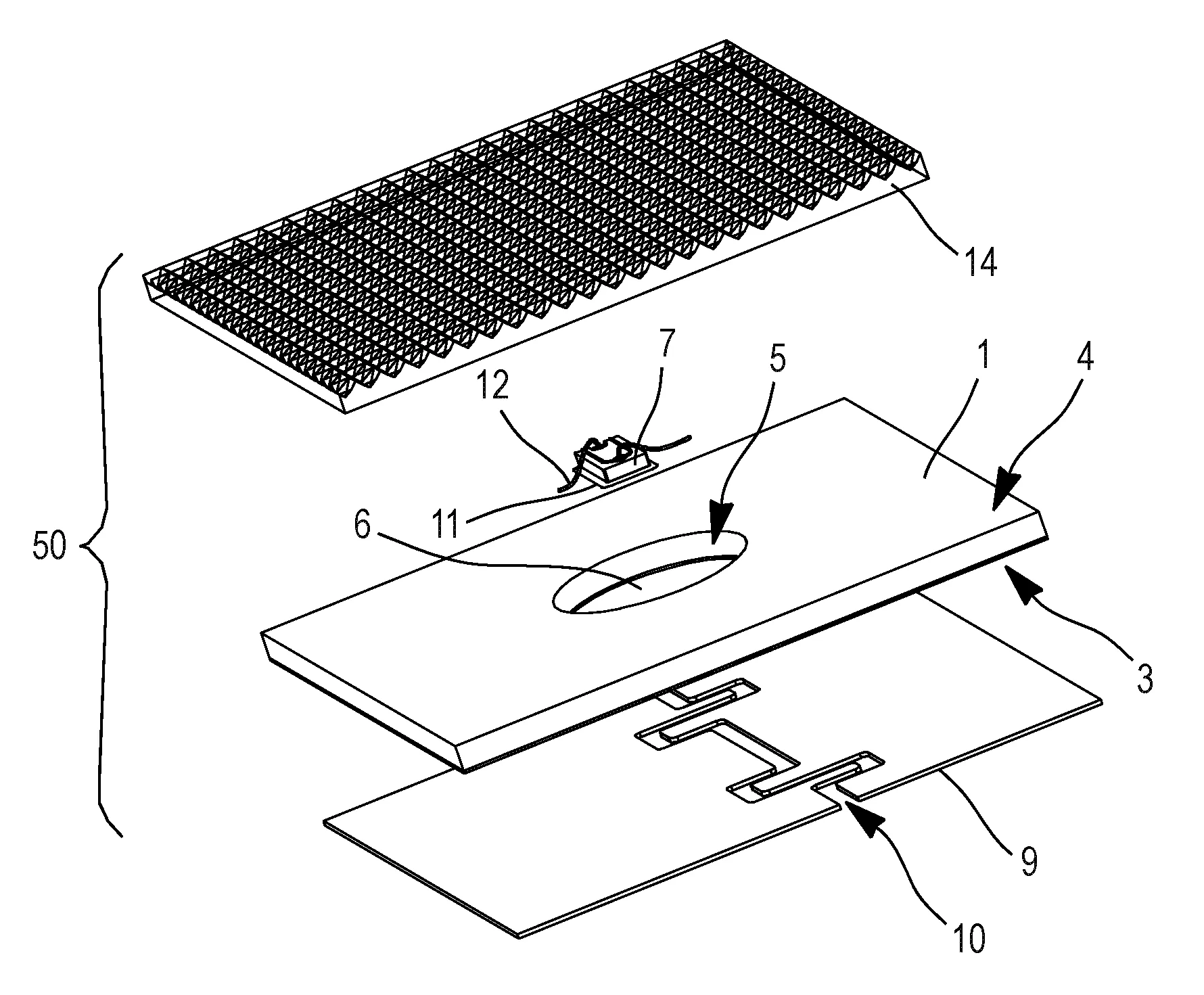 Procede de fabrication de circuits electriques pour diodes electro- luminescentes et circuit obtenu par ce procede
