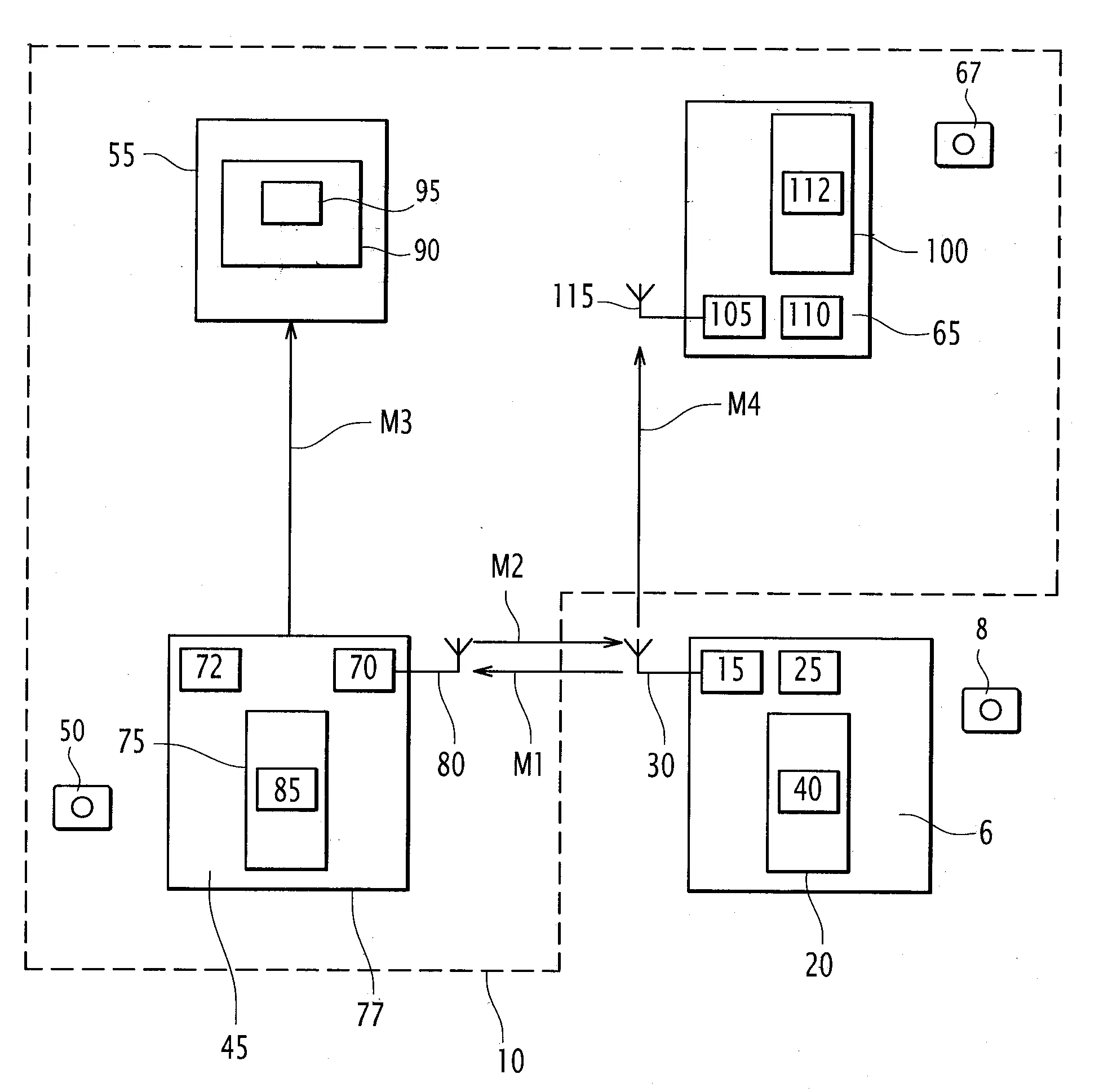 Procede de realisation d'une transaction entre un appareil et un telephone mobile