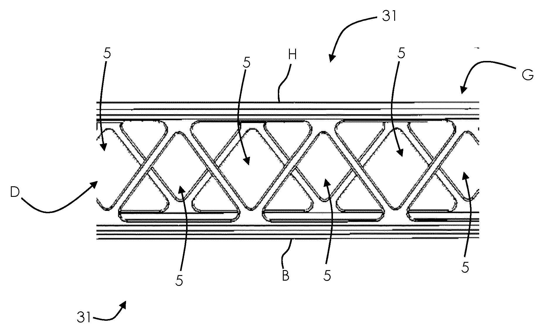 Raidisseur monobloc pour structure aeronautique