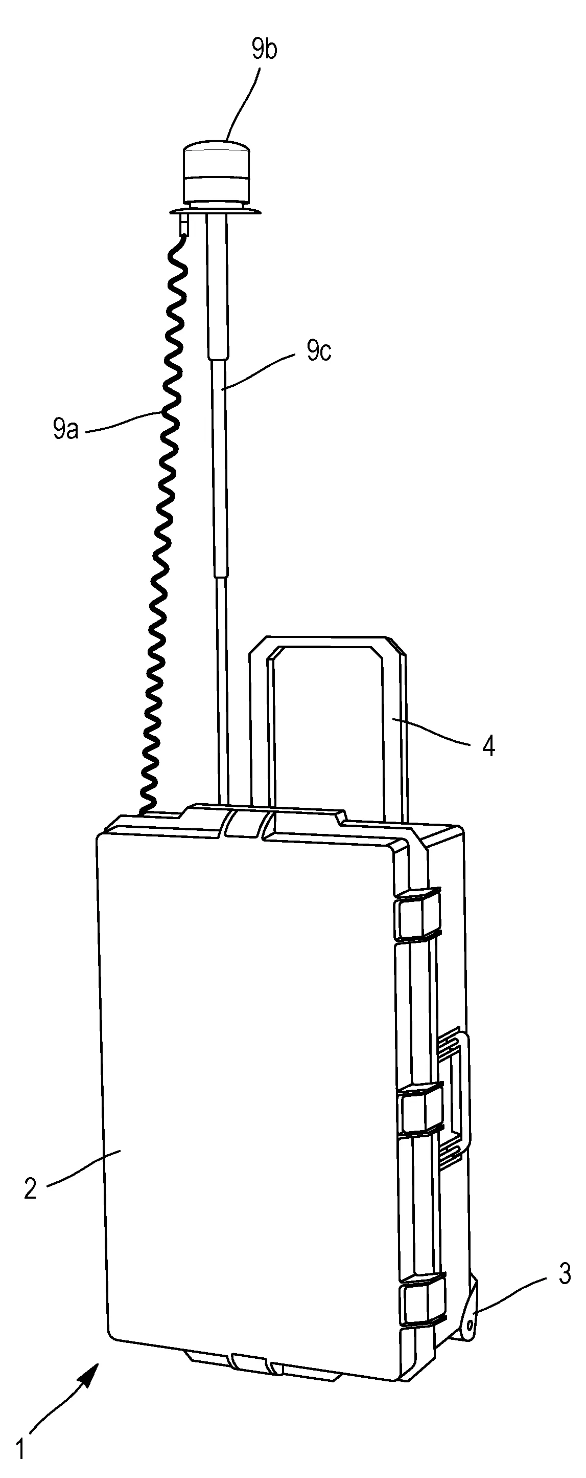 Dispositif d’alerte d’un risque de foudre autonome et transportable