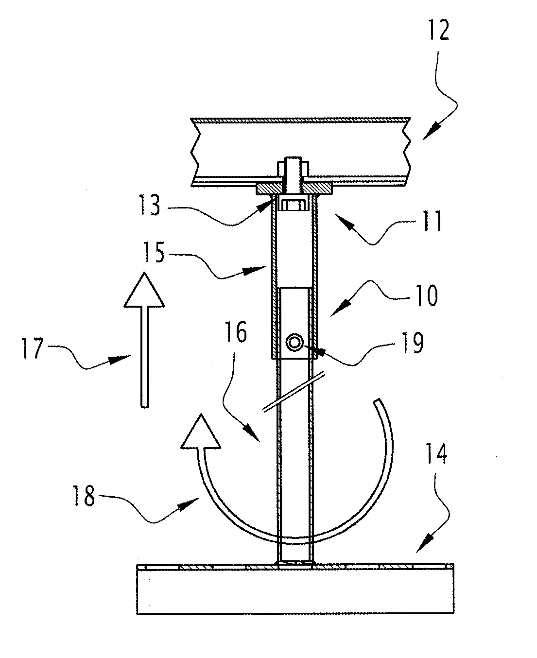 Systeme de fixation par suspension de moyens d'equipement electrique