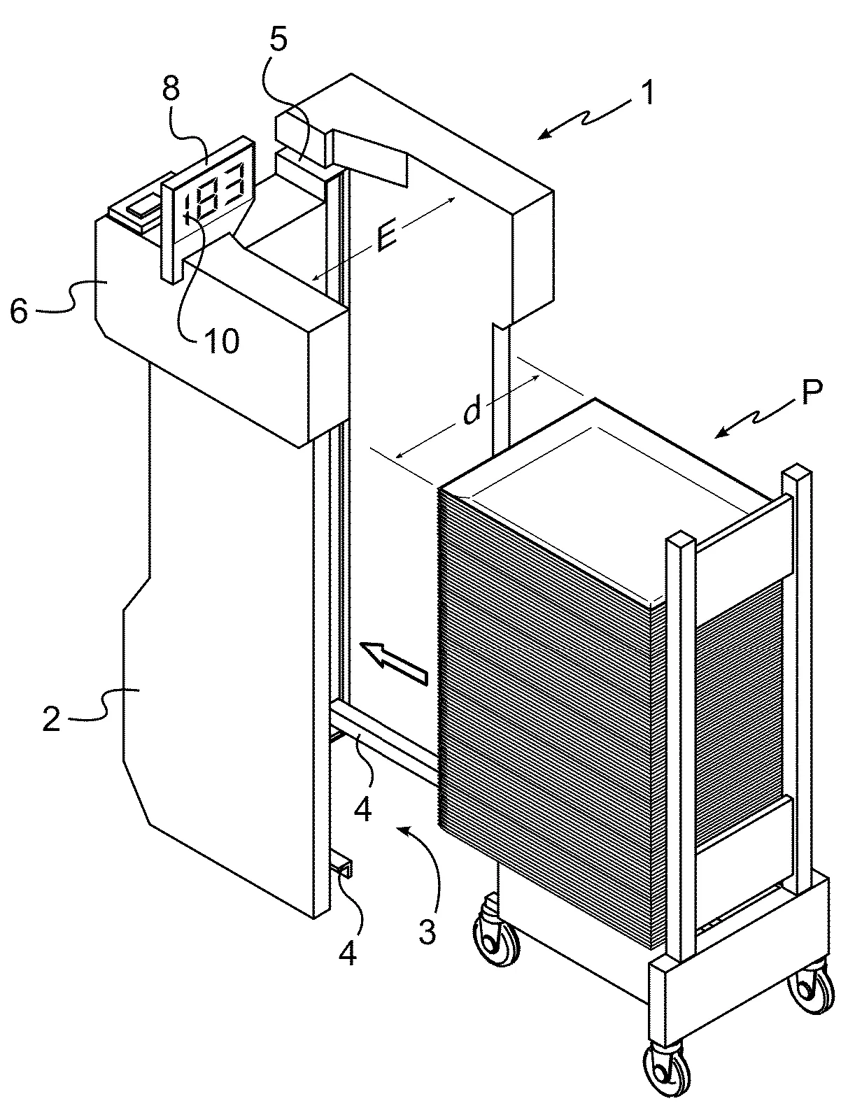 Ensemble de distribution de plateaux, notamment pour restauration collective