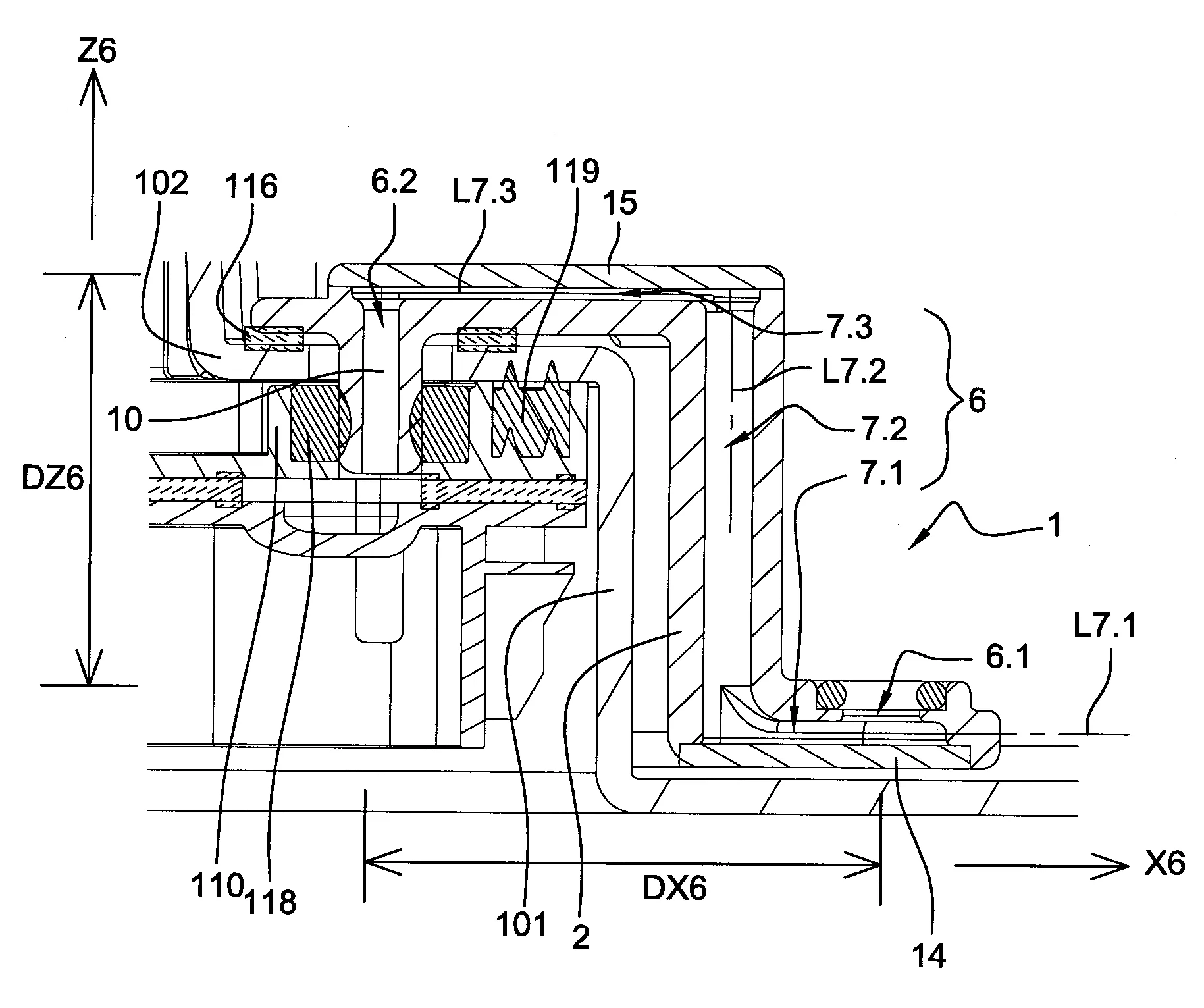 Dispositif de transfert de liquide et ensemble de reservoir comprenant un tel dispositif de transfert