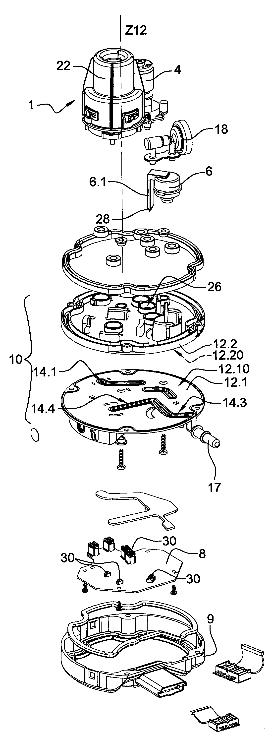 Module de distribution de liquide, procede d’assemblage d’un tel module de distribution et ensemble de reservoir comprenant un tel module de distribution