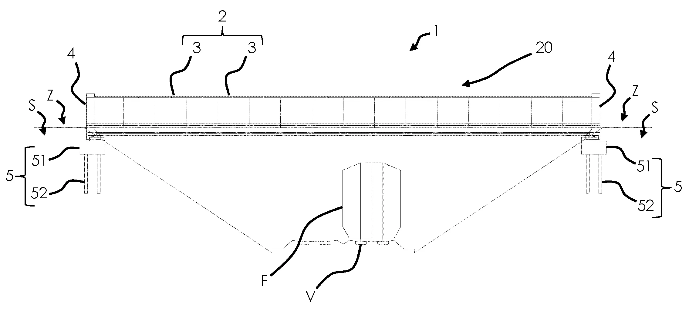 Pont pour le passage de troupeaux et procede de montage d’un tel pont