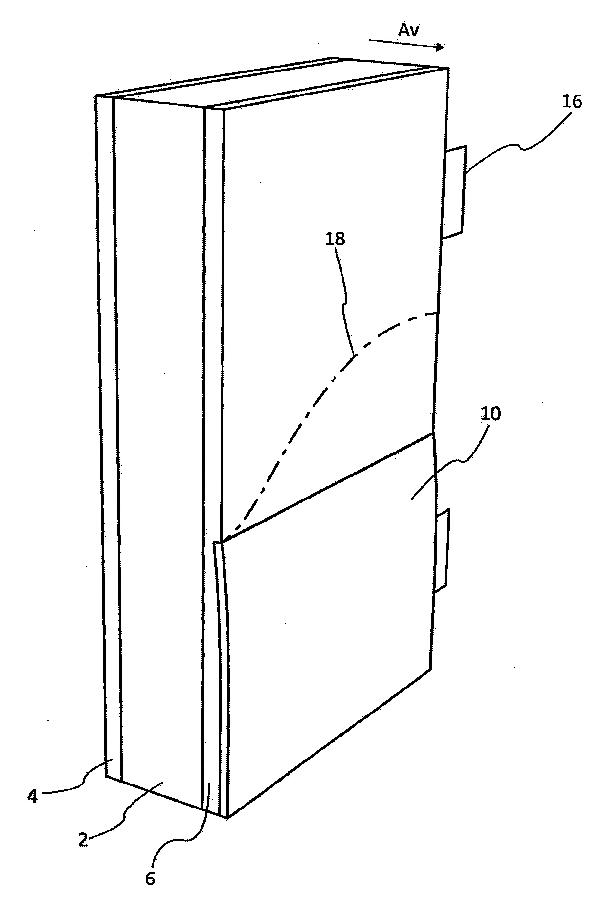 Bloc-porte resistant au feu ou assurant une attenuation acoustique, comportant des panneaux de decoration ou de protection aux chocs