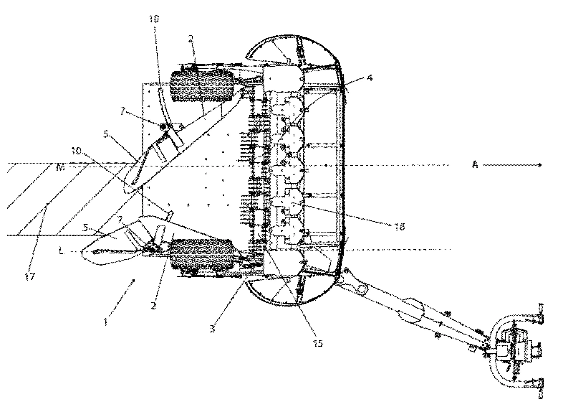 Dispositif de formation d'un andain