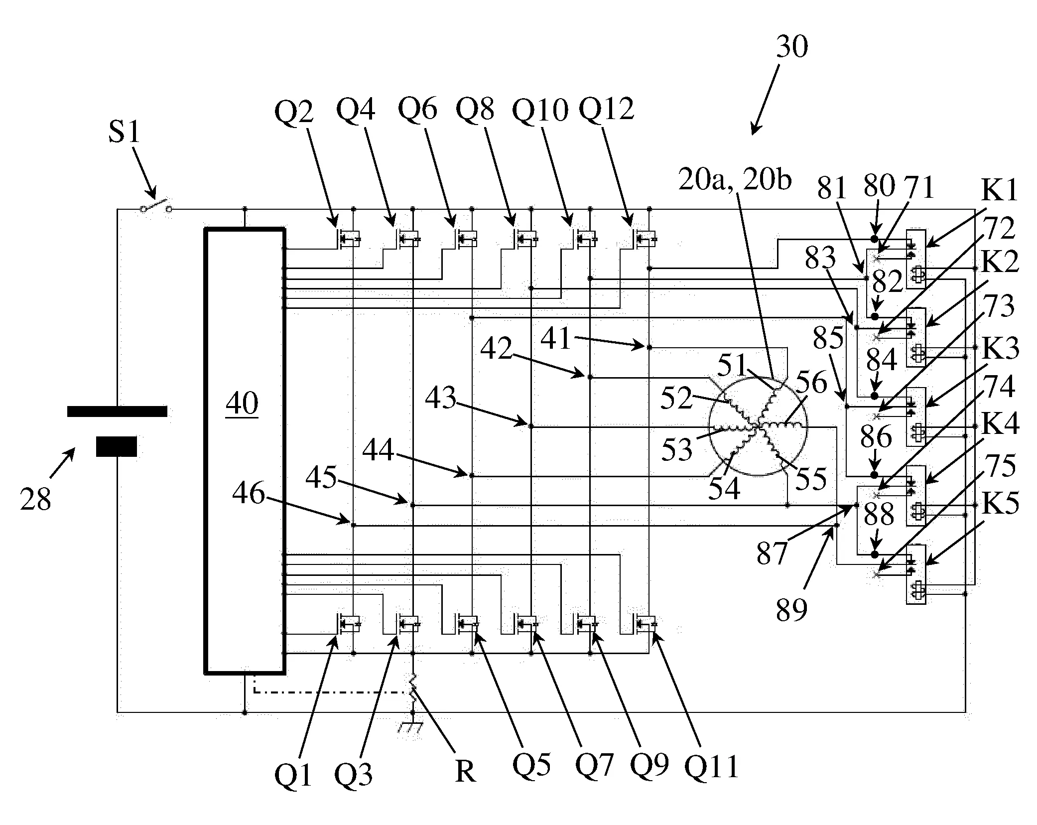 Tondeuse agraire electrique a frein de stationnement electromagnetique.