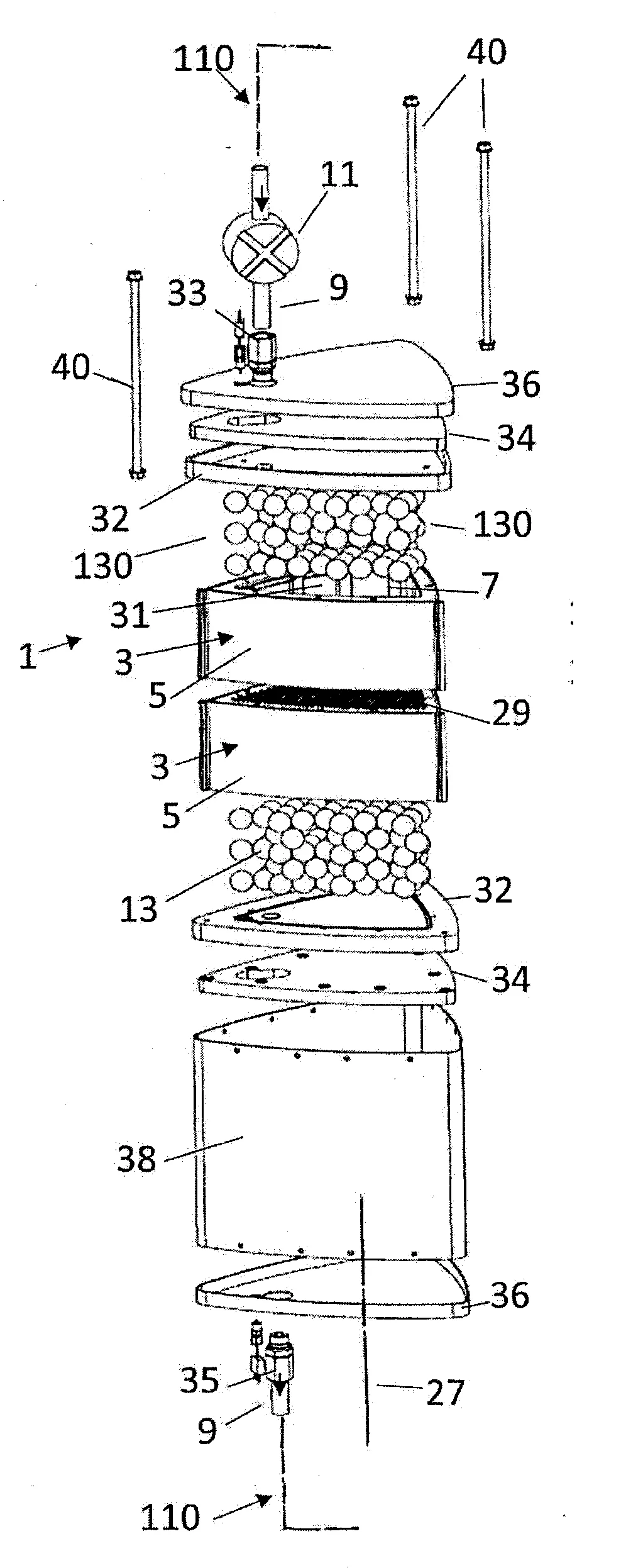 Ensemble modulaire pour stockeur ou batterie