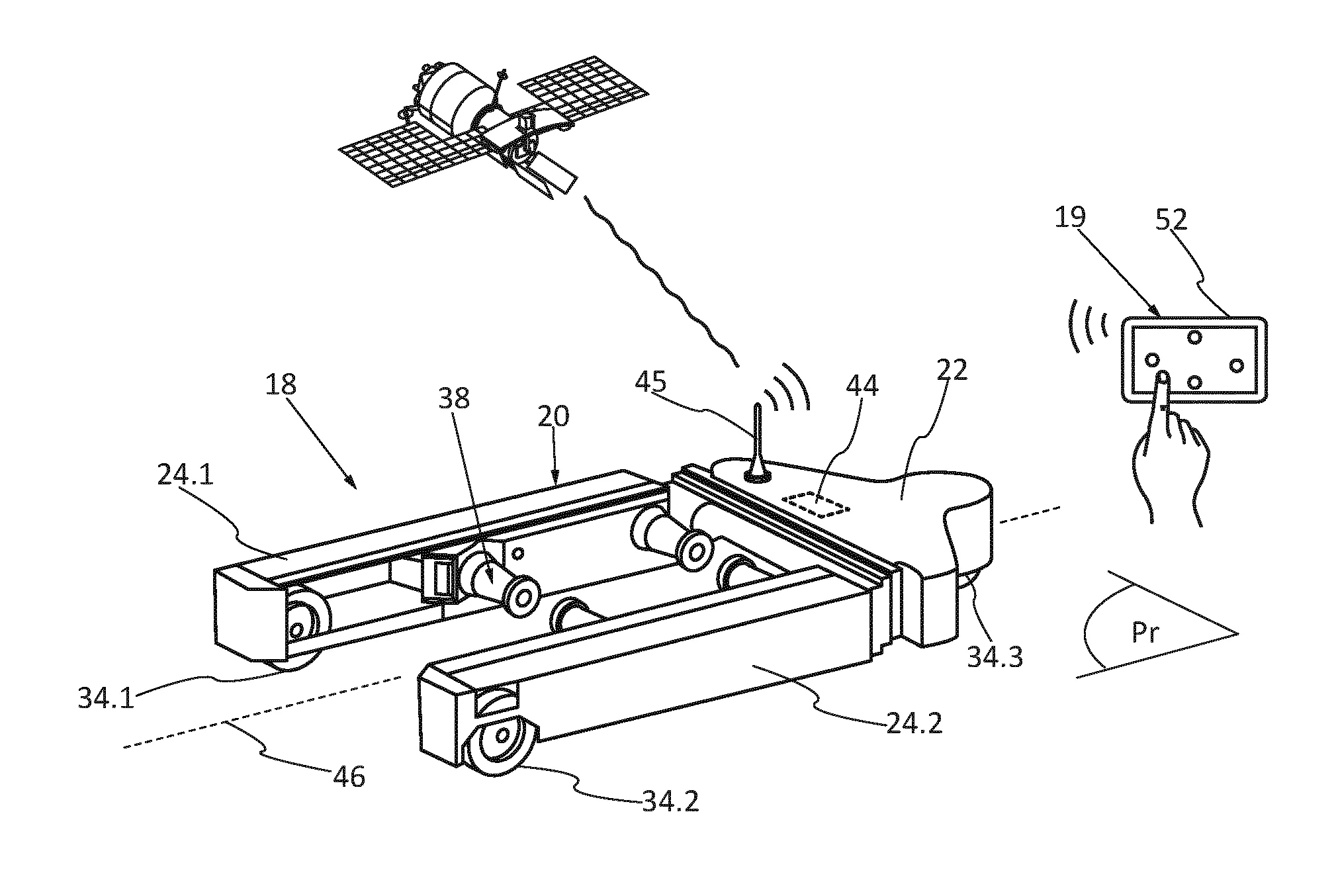 Dispositif pour manœuvrer et immobiliser un avion au sol