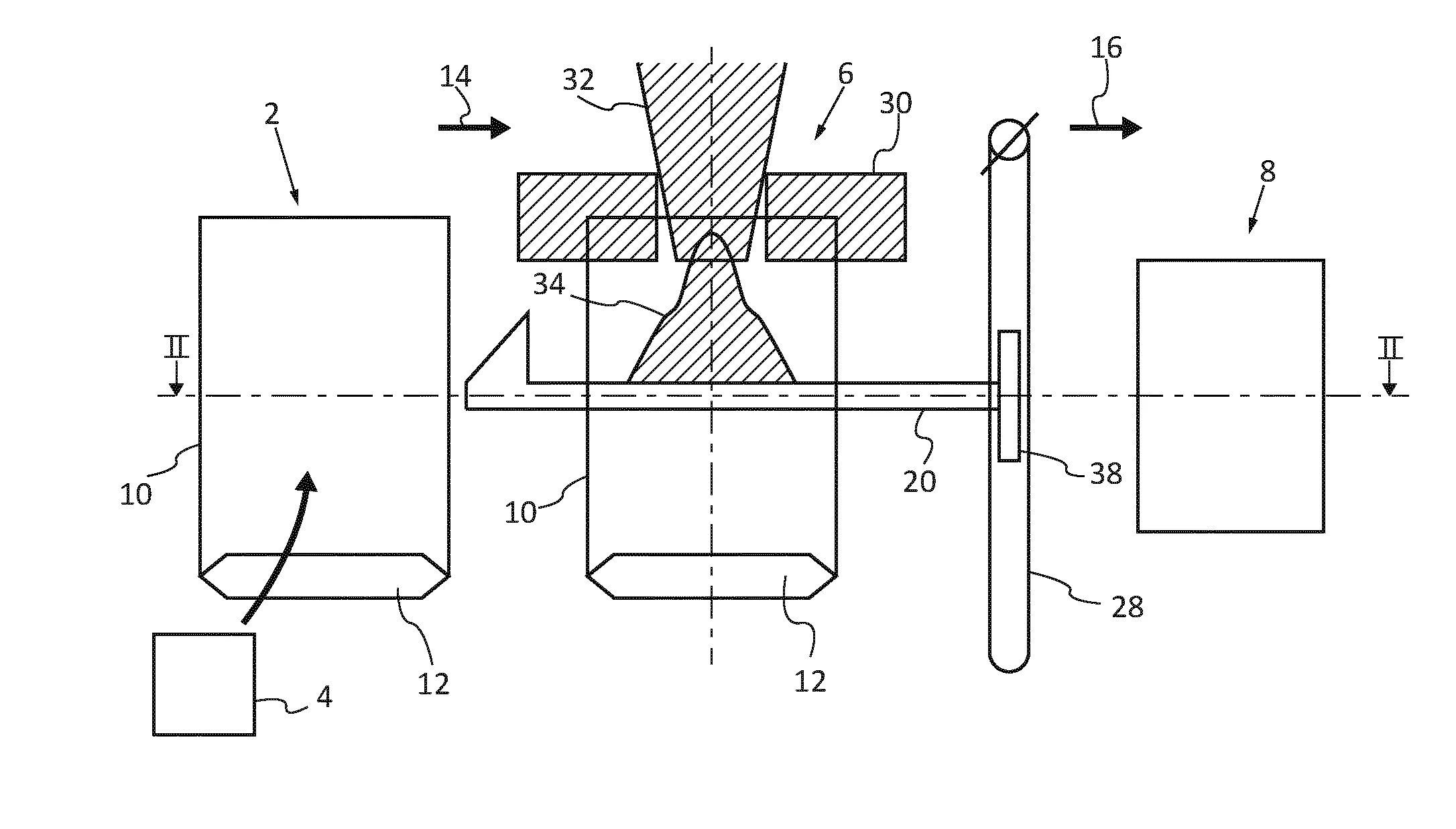 Poste de remplissage de sacs a cadence elevee, limitant les emissions de poussiere