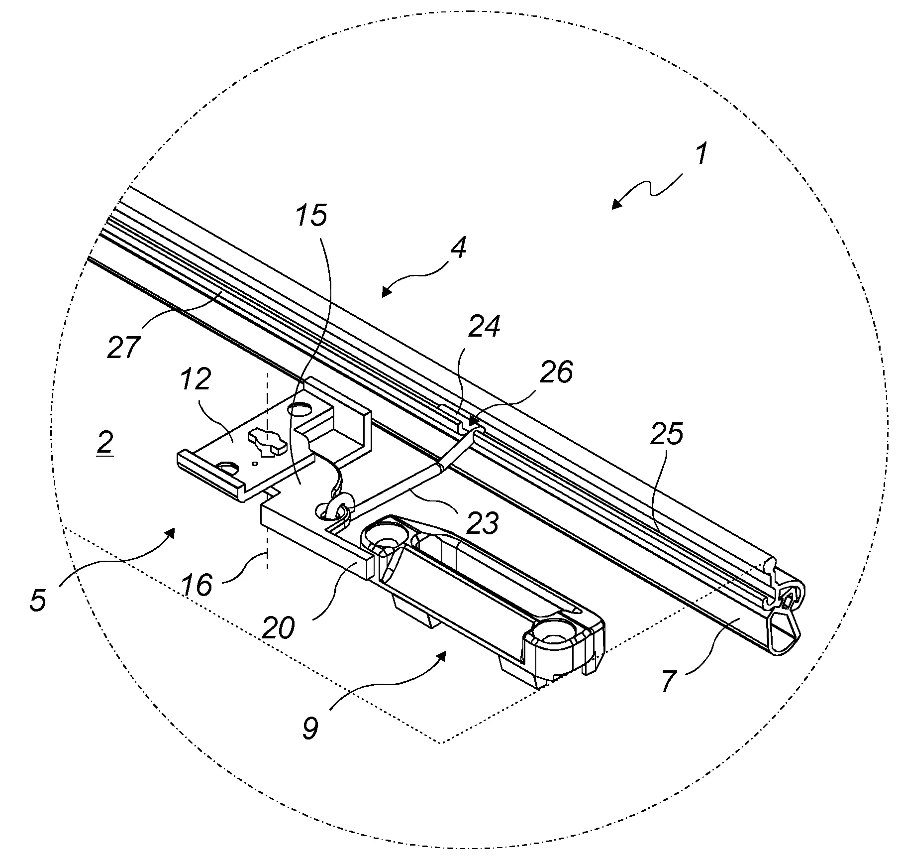 Dispositif de calfeutrage a relevage automatique pour bas de porte