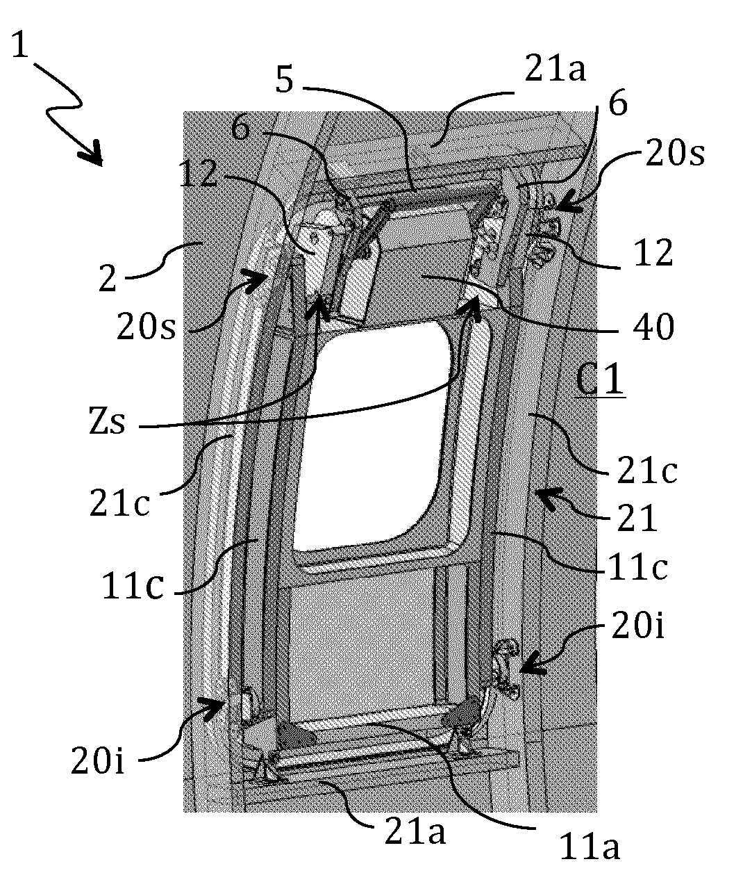Procede et systeme d'ouverture de porte de secours d'avion