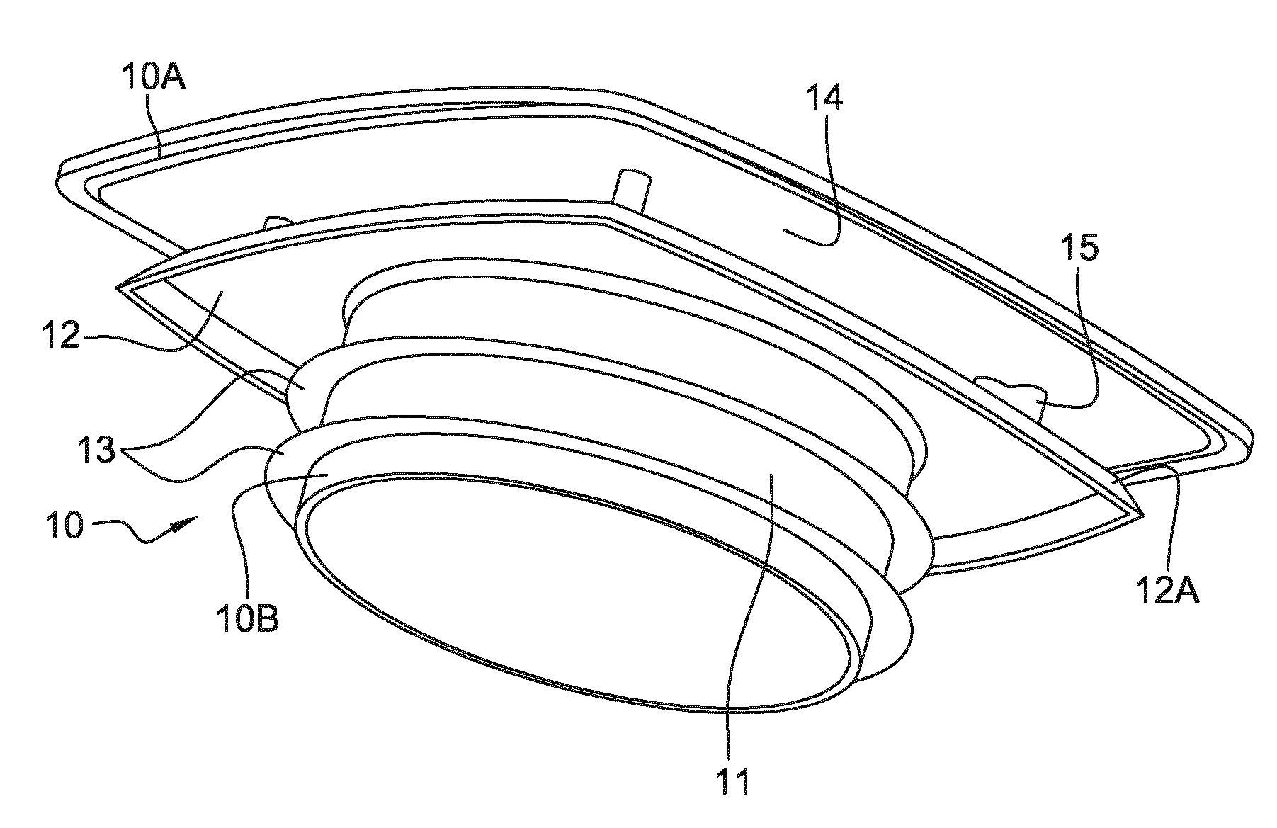 Bouche d'extraction ou d'insufflation d'air
