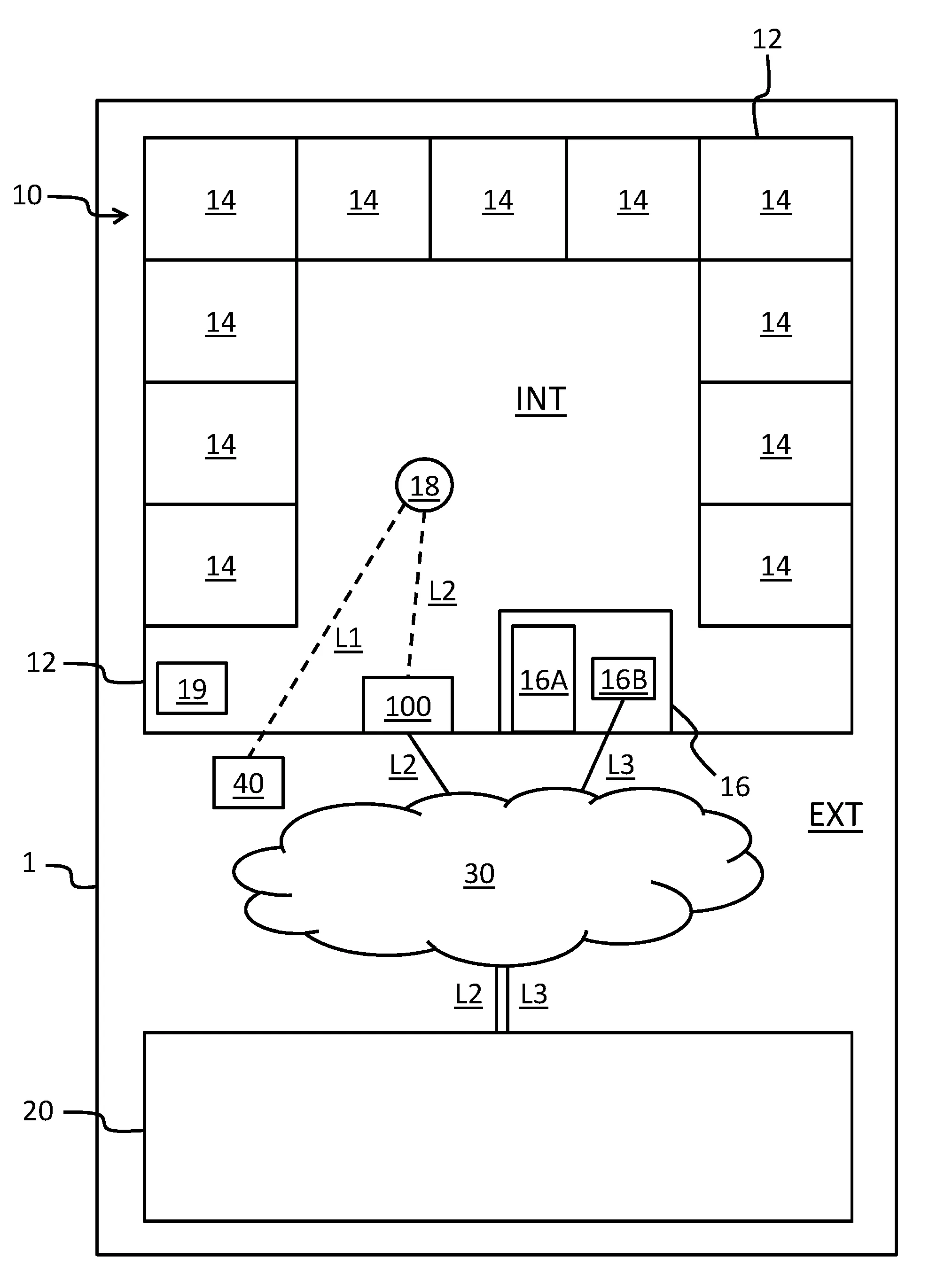 Procede, robot mobile et systeme pour la gestion automatisee d’un local de self-stockage
