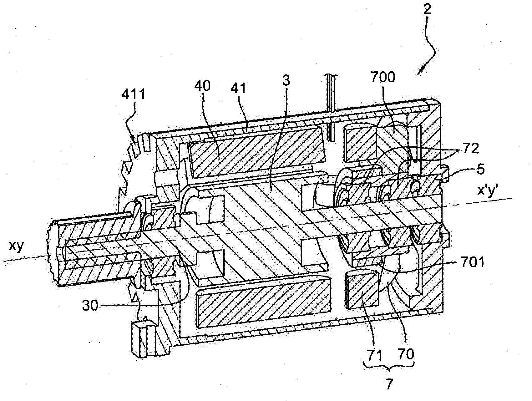Systeme de refroidissement d'un moteur electrique