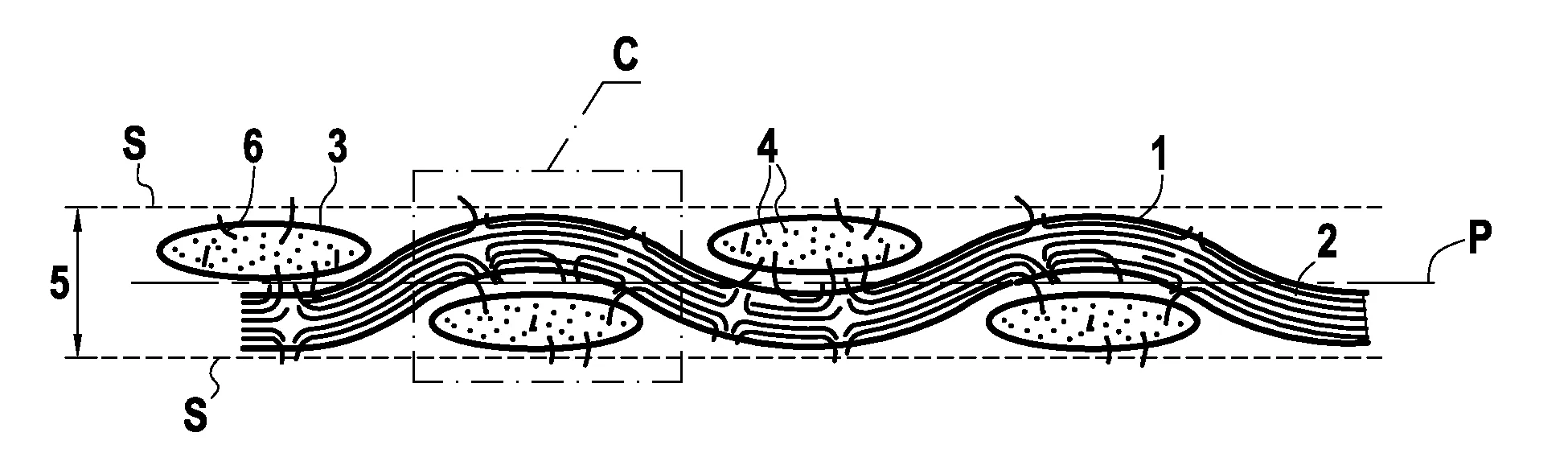 Tissu aiguillete de faible grammage, son procede de fabrication et son utilisation dans une couche de diffusion pour une pile a combustible