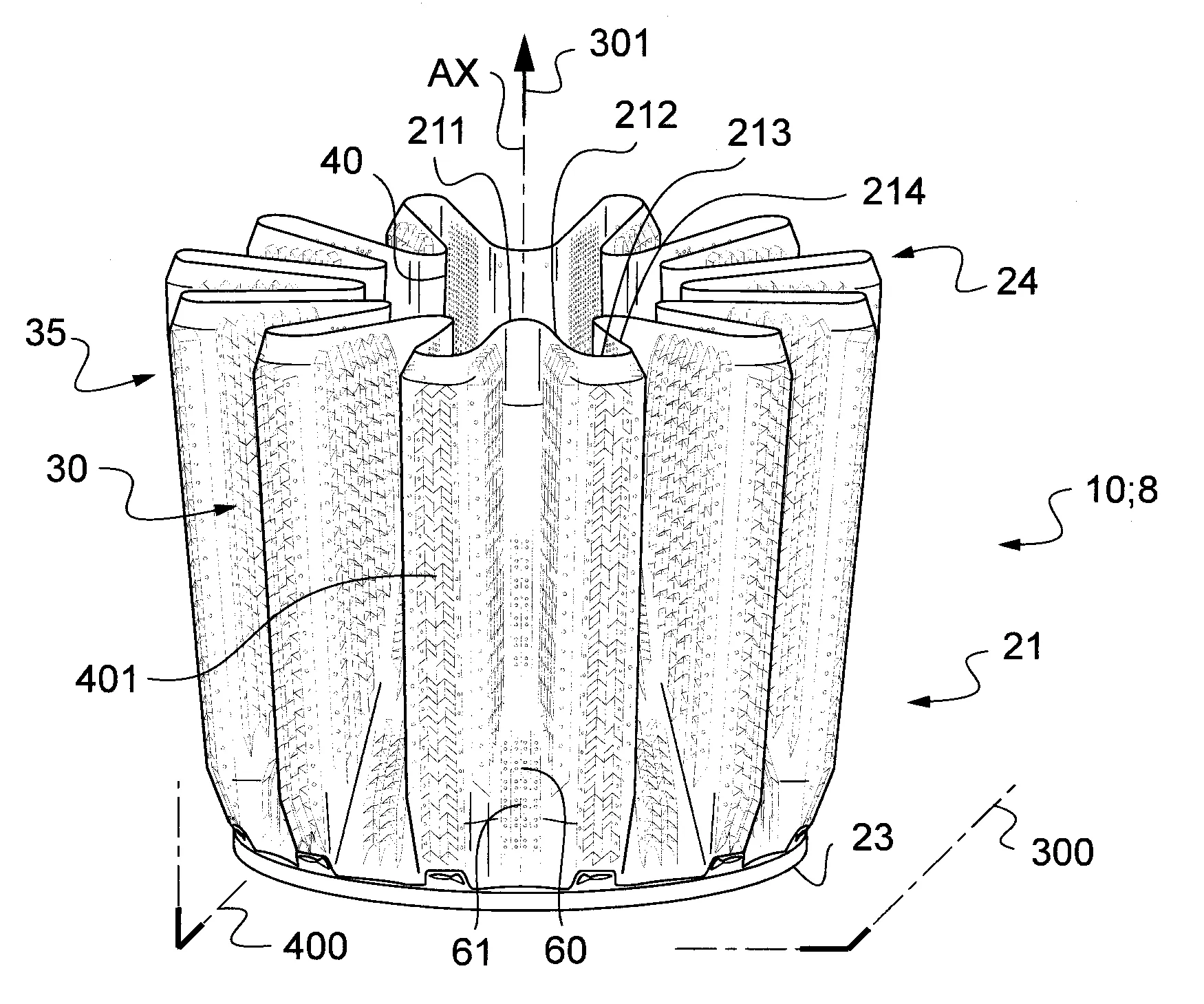 Conduit d'ejection de gaz a traitement acoustique, aeronef et procede de fabrication d'un tel conduit