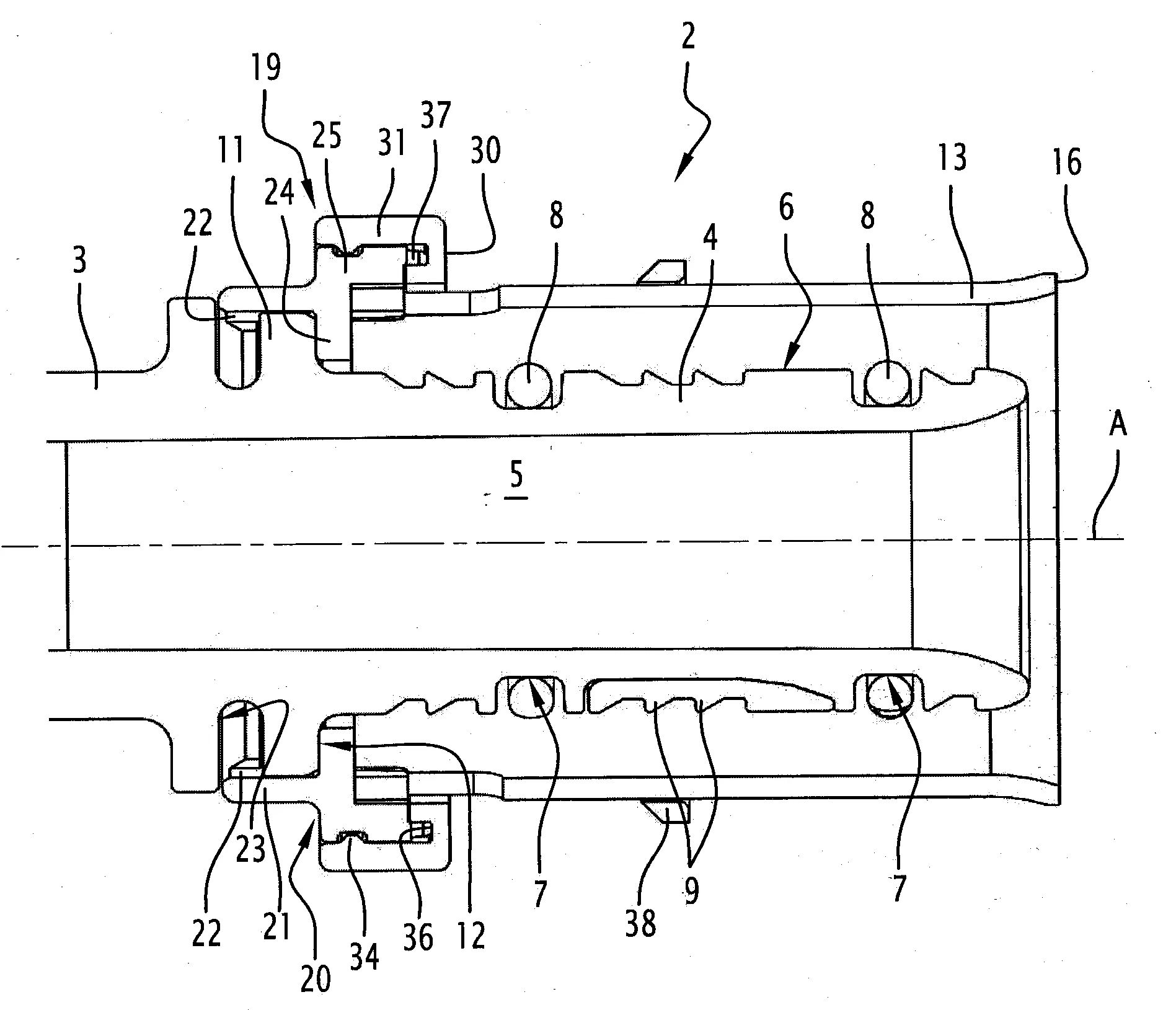 Dispositif de visualisation de sertissage pour un raccord a sertir