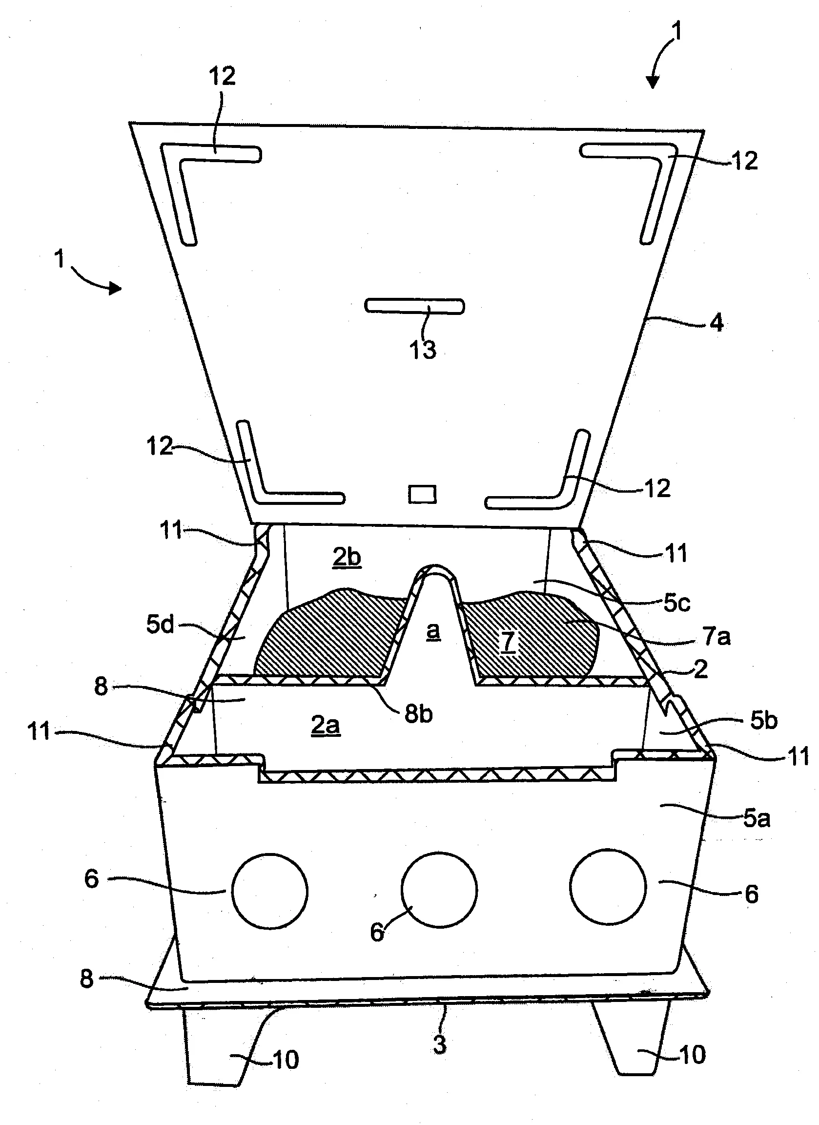 Dispositif de reservation de fourreaux destine a etre positionne dans une dalle en beton.