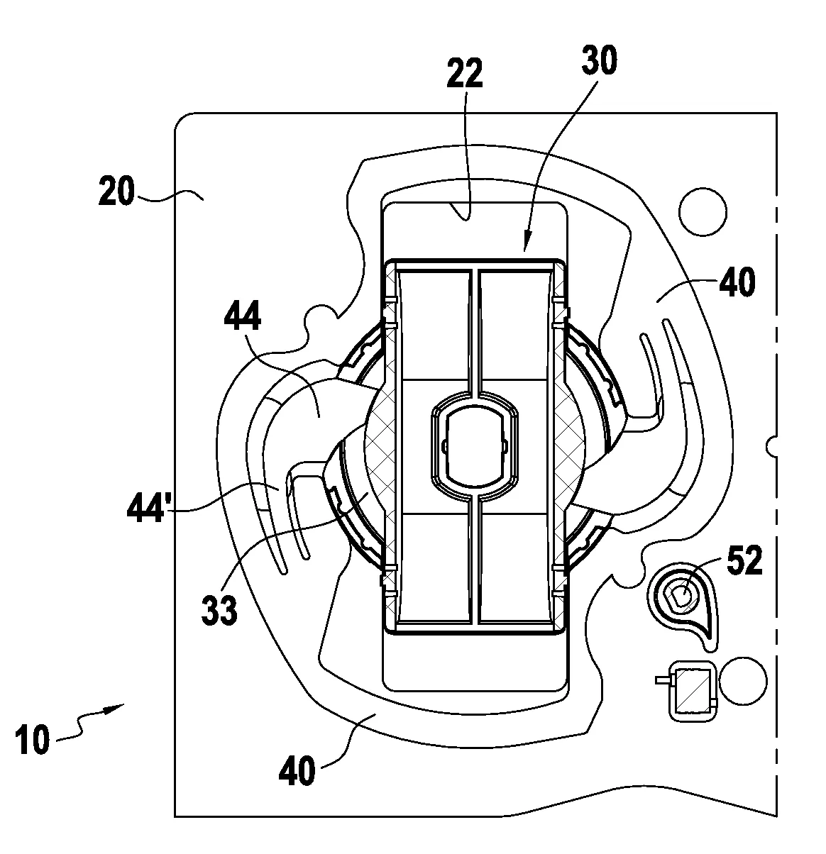 Dispositif securise de presentation d'objets