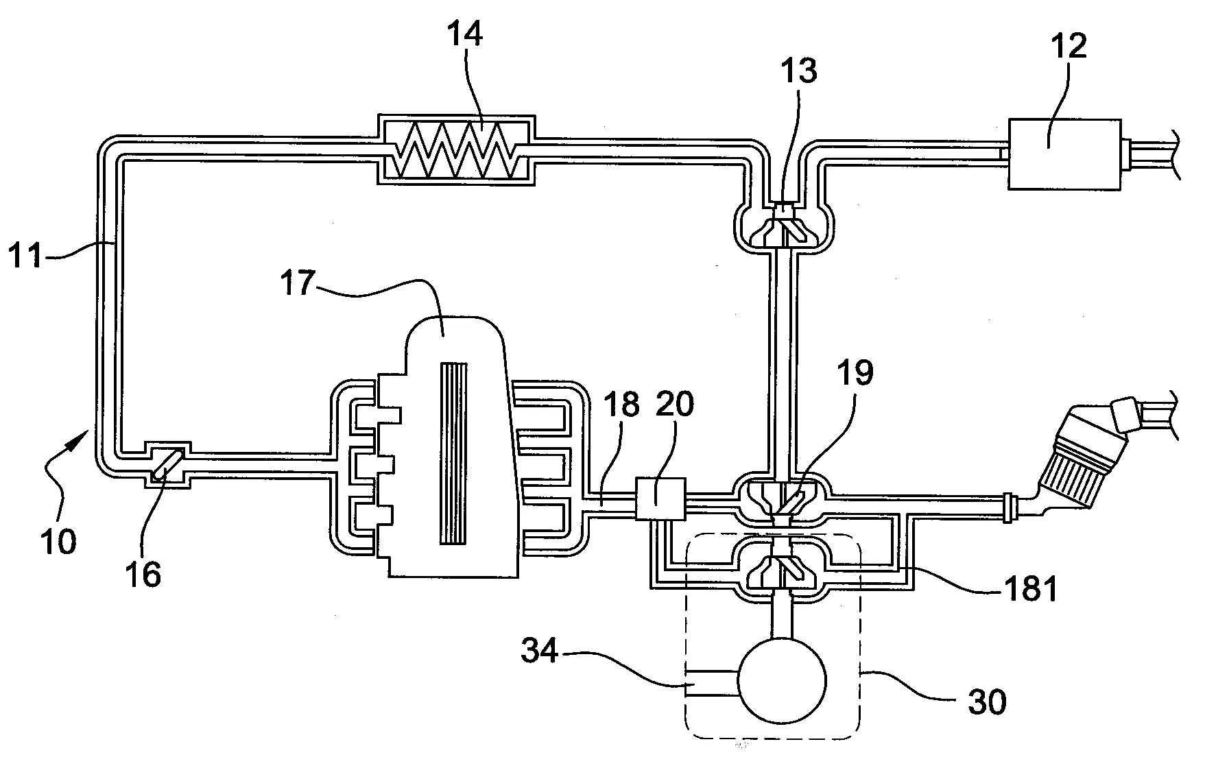 Systeme moteur avec systeme de recuperation d'energie