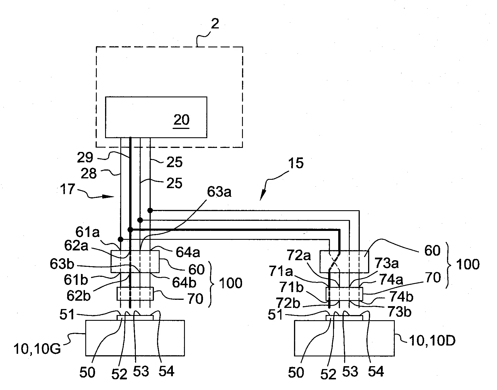 Feu arriere de vehicule, systeme de signalisation et d’eclairage de vehicule et vehicule