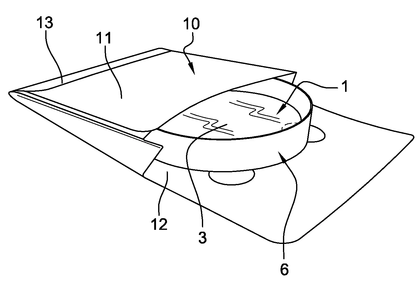 Procede d'emballage d'un verre de lunette