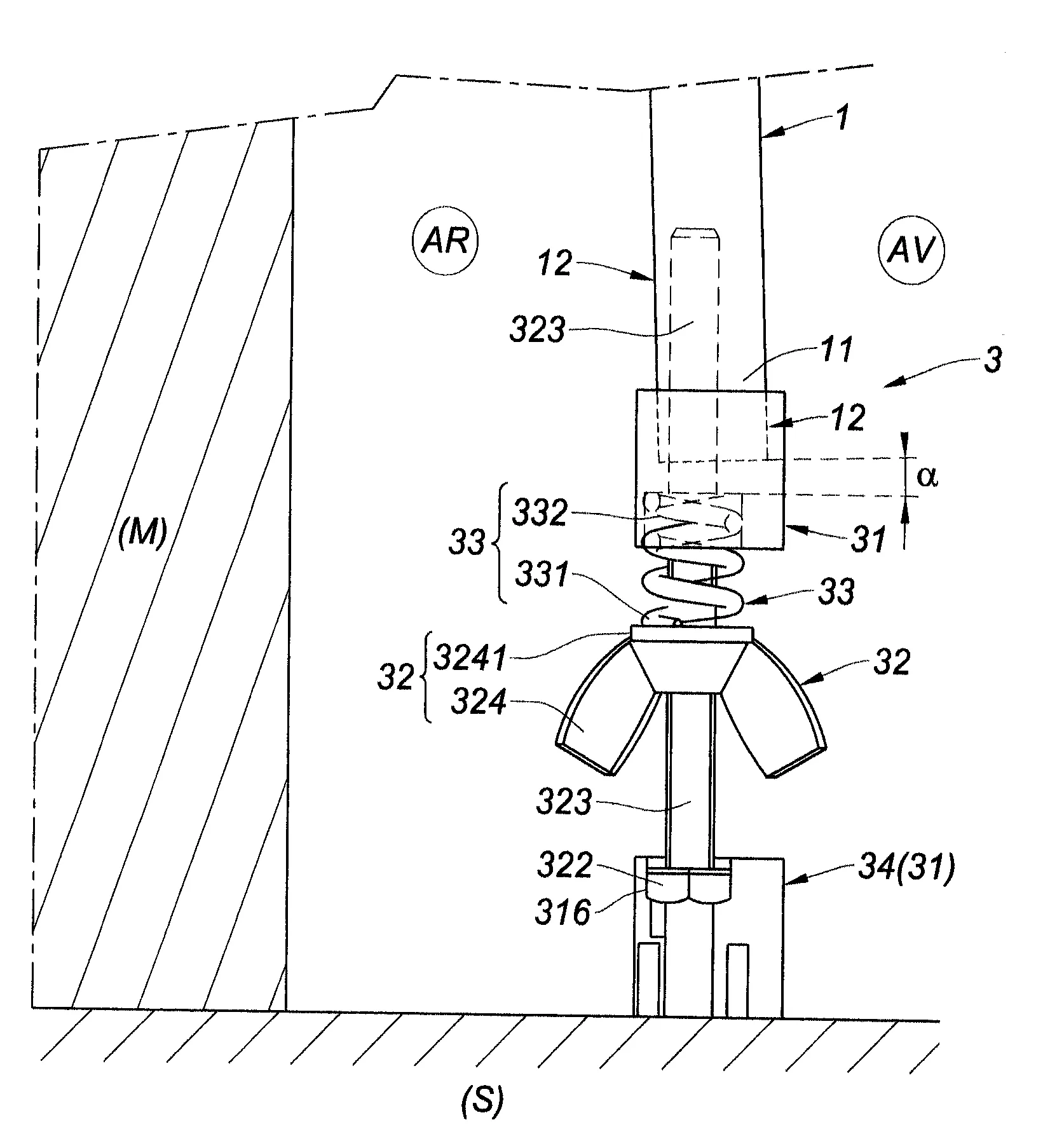Structure de cloison