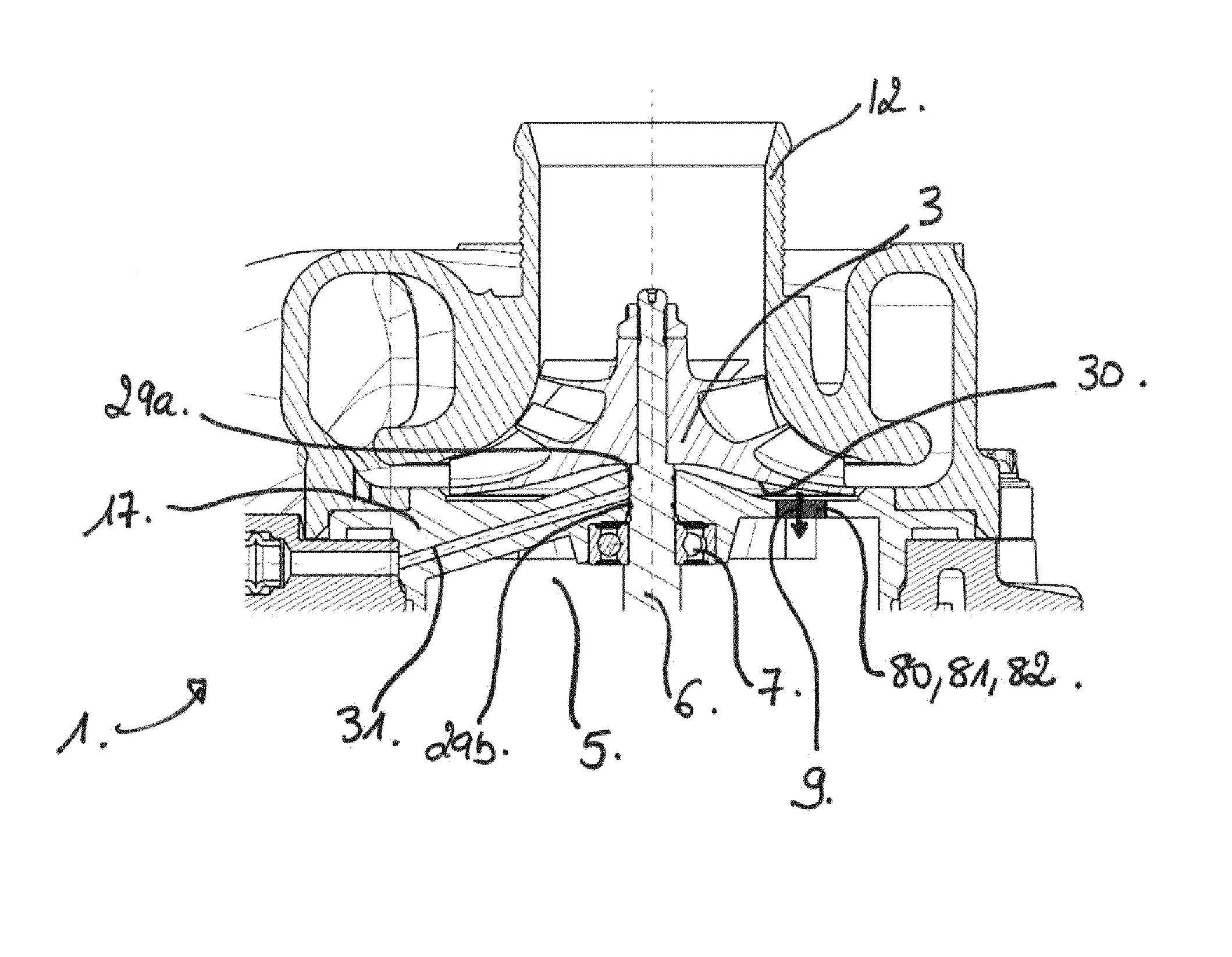 Compresseur electrique avec systeme d'etancheite dynamique ameliore