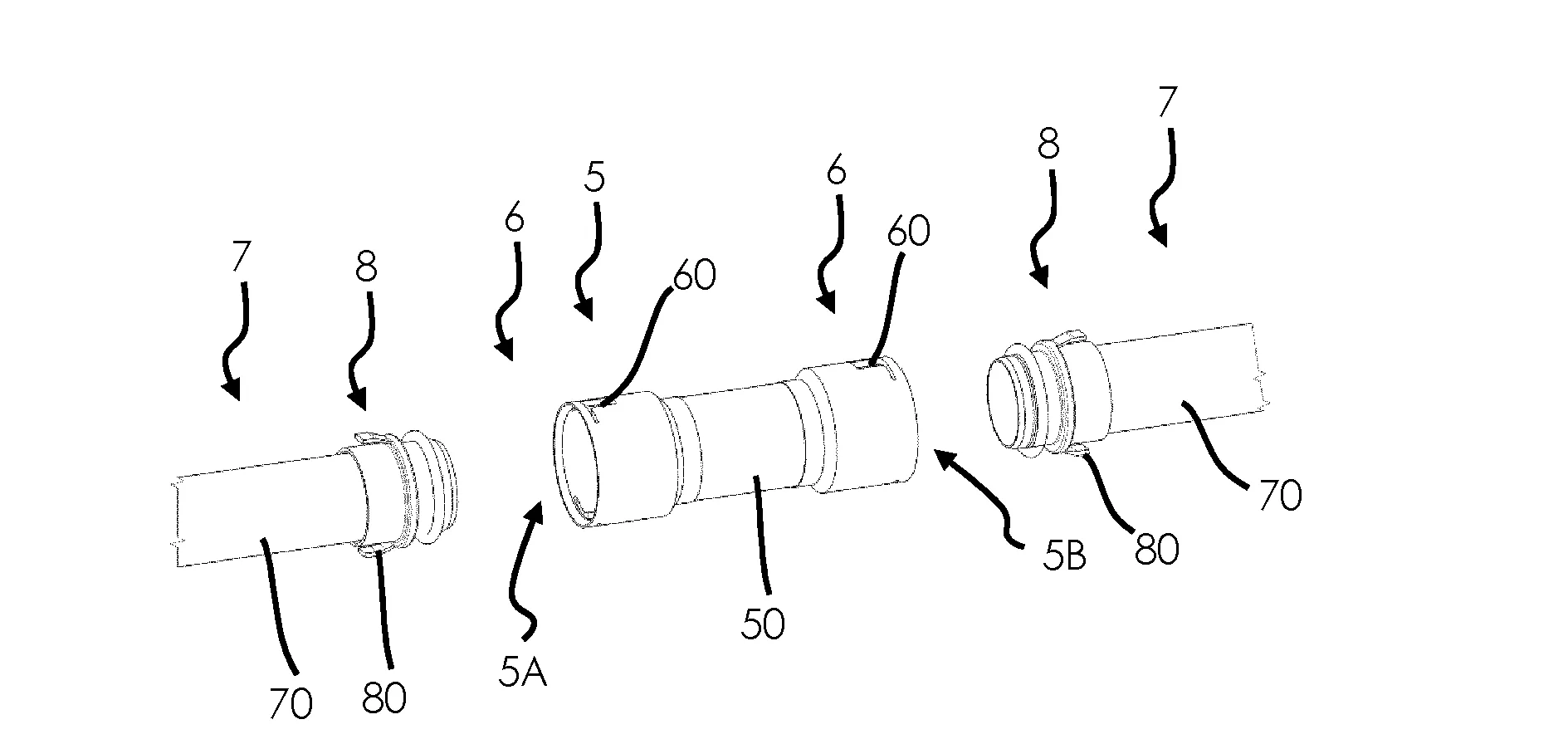Raccord de connexion pour canalisation de circuit de fluide d’aeronef, canalisation et procede de raccordement
