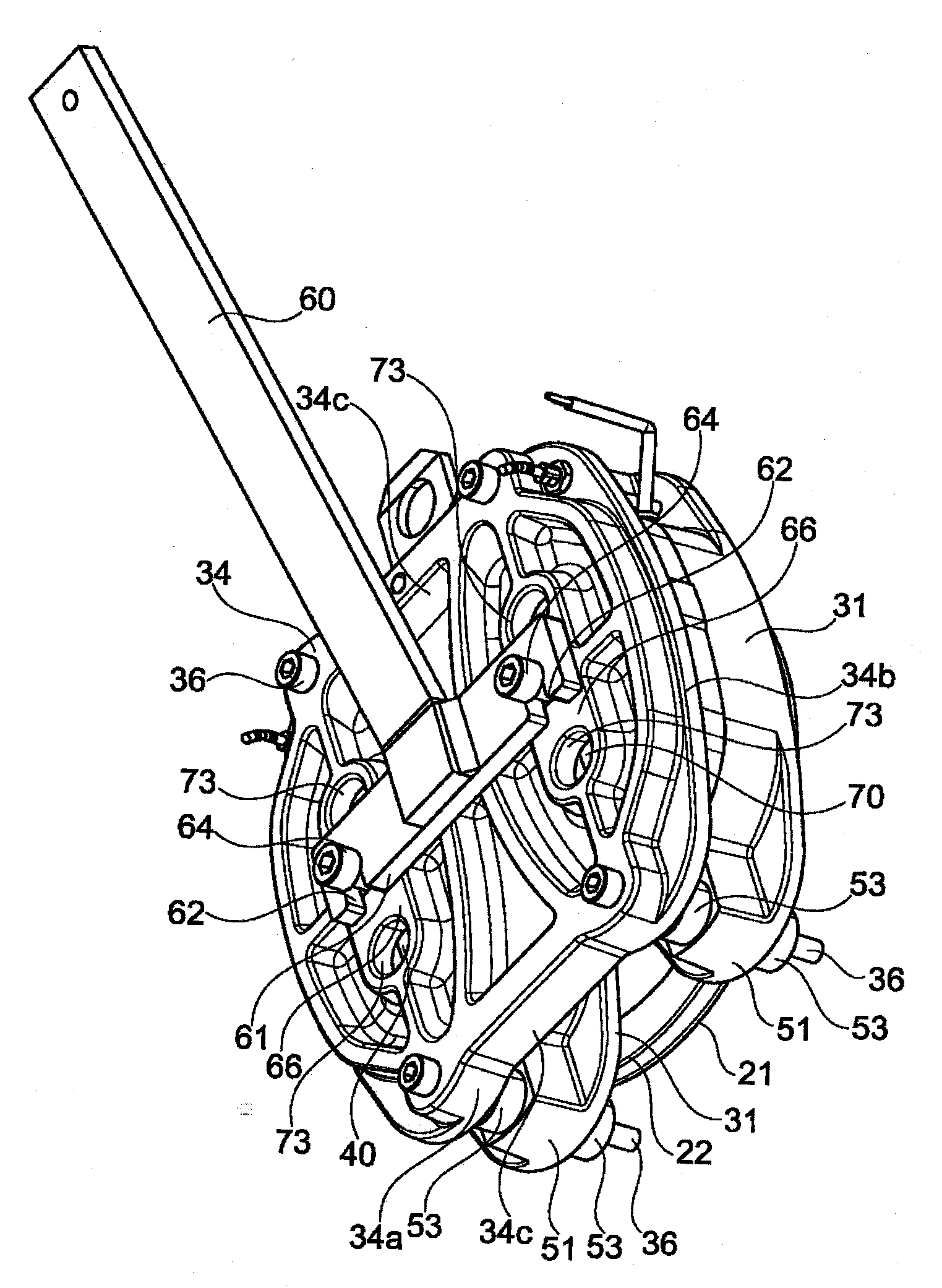 Frein pour machine electrique tournante