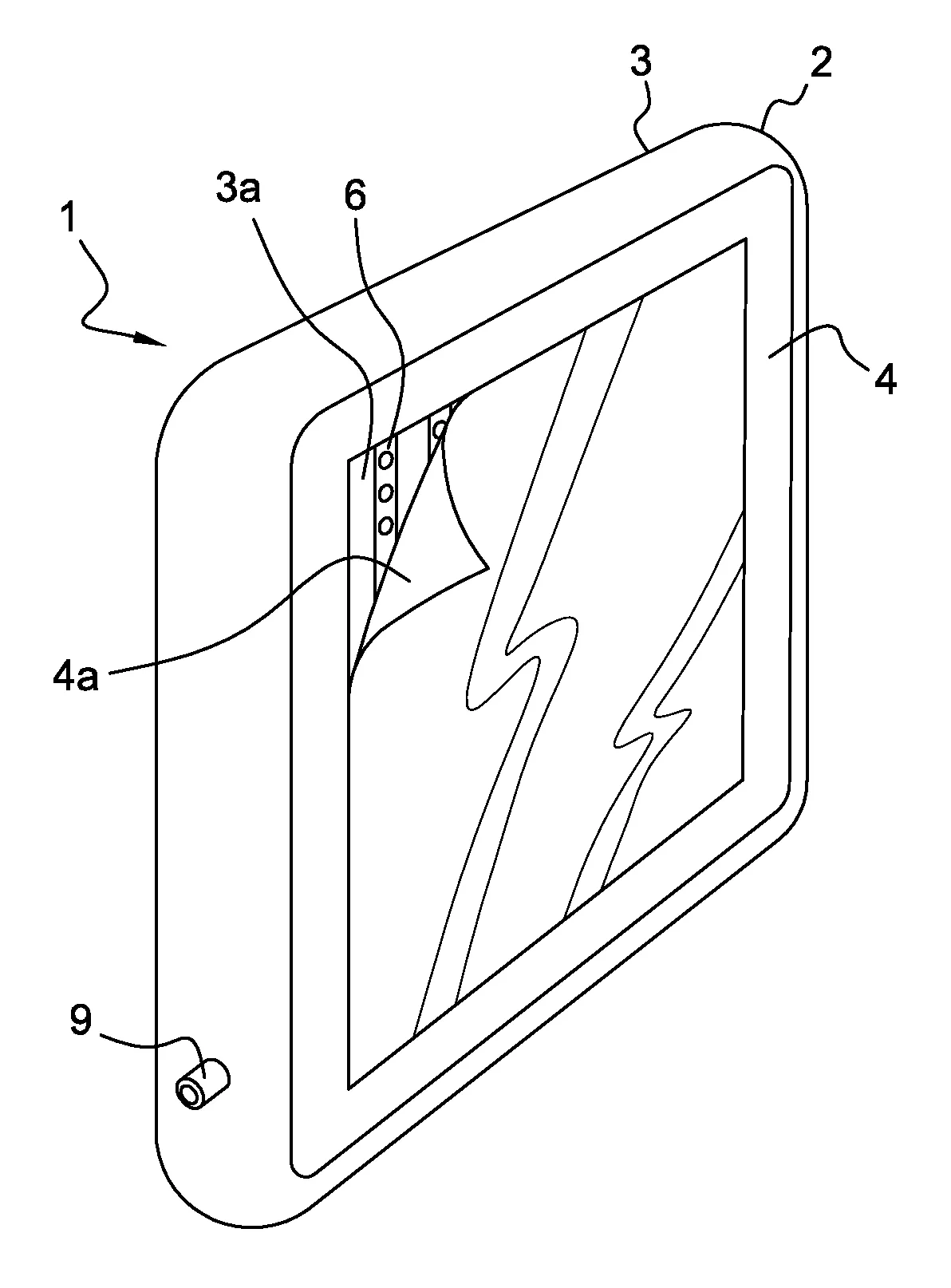 Dispositif d’eclairage a chassis gonflable et ensemble d’eclairage le comprenant
