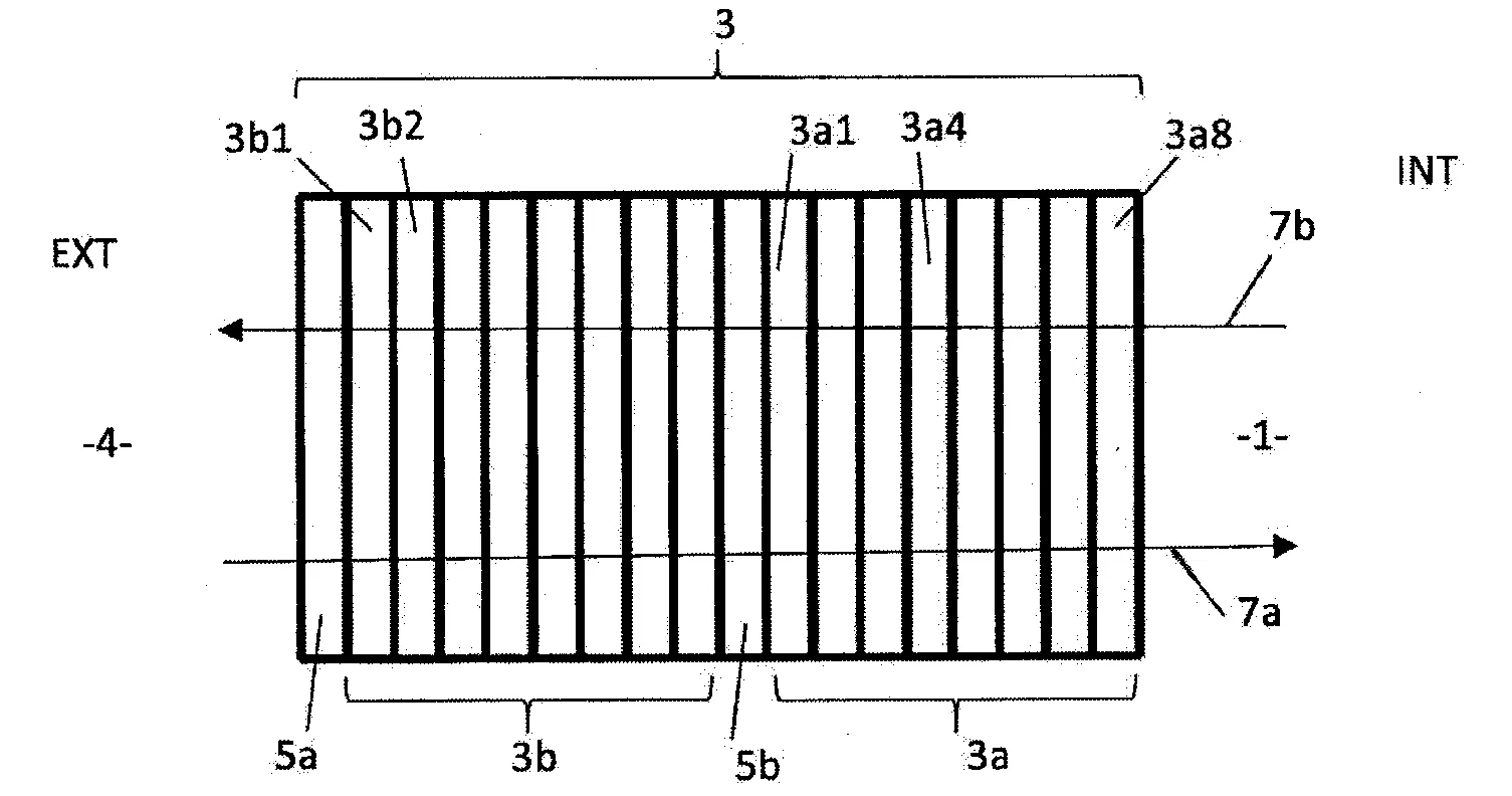 Barriere thermique isolante a mcp chaud et froid