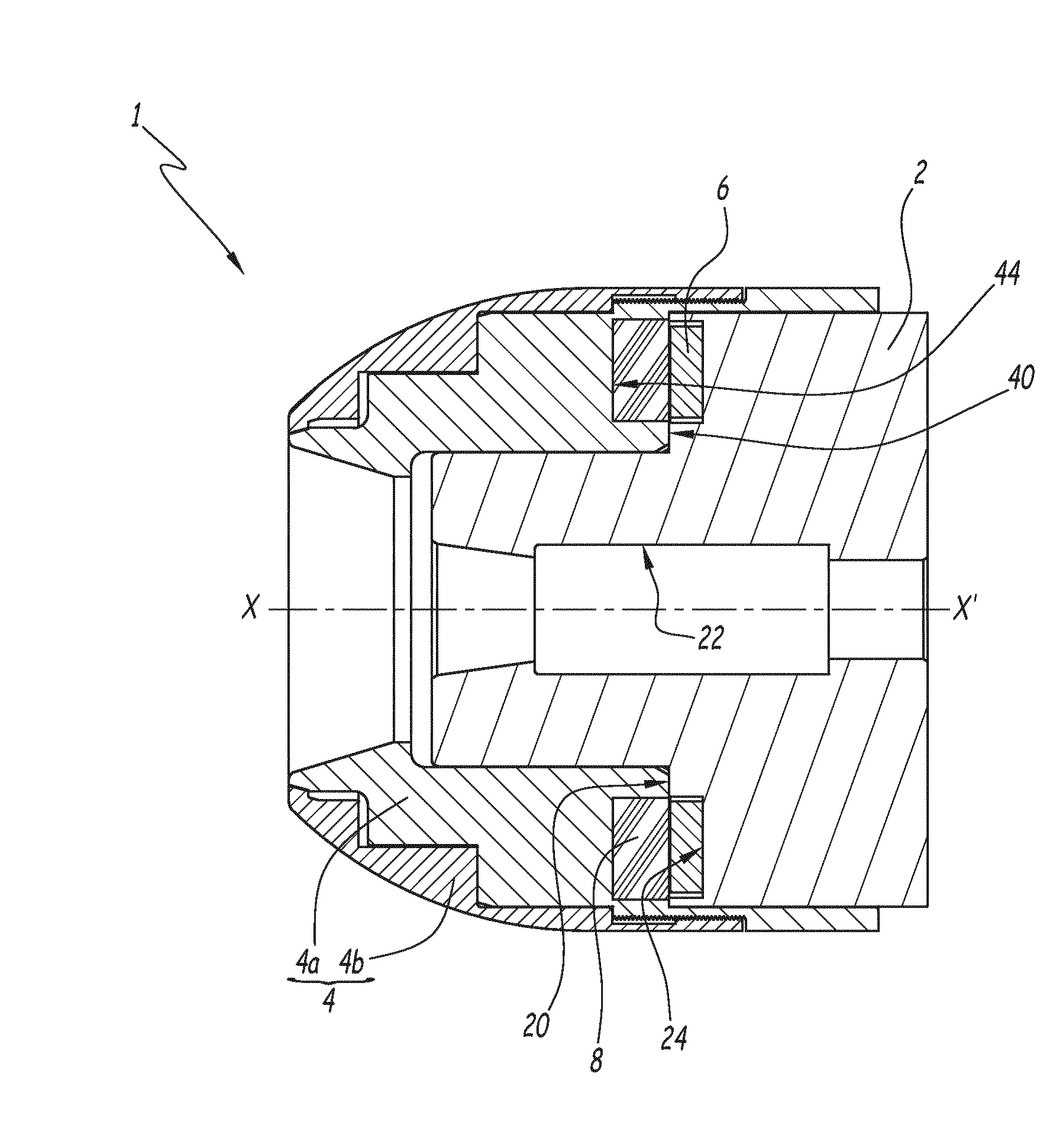 Pulverisateur de produit de revetement, procede de montage et de demontage