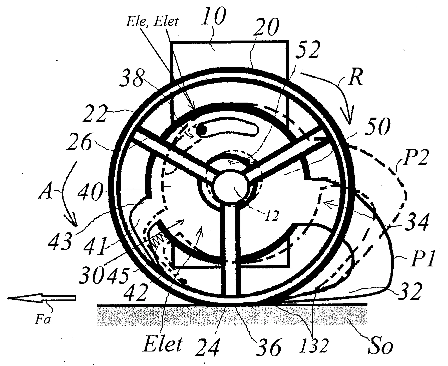 Roulette du type roue libre